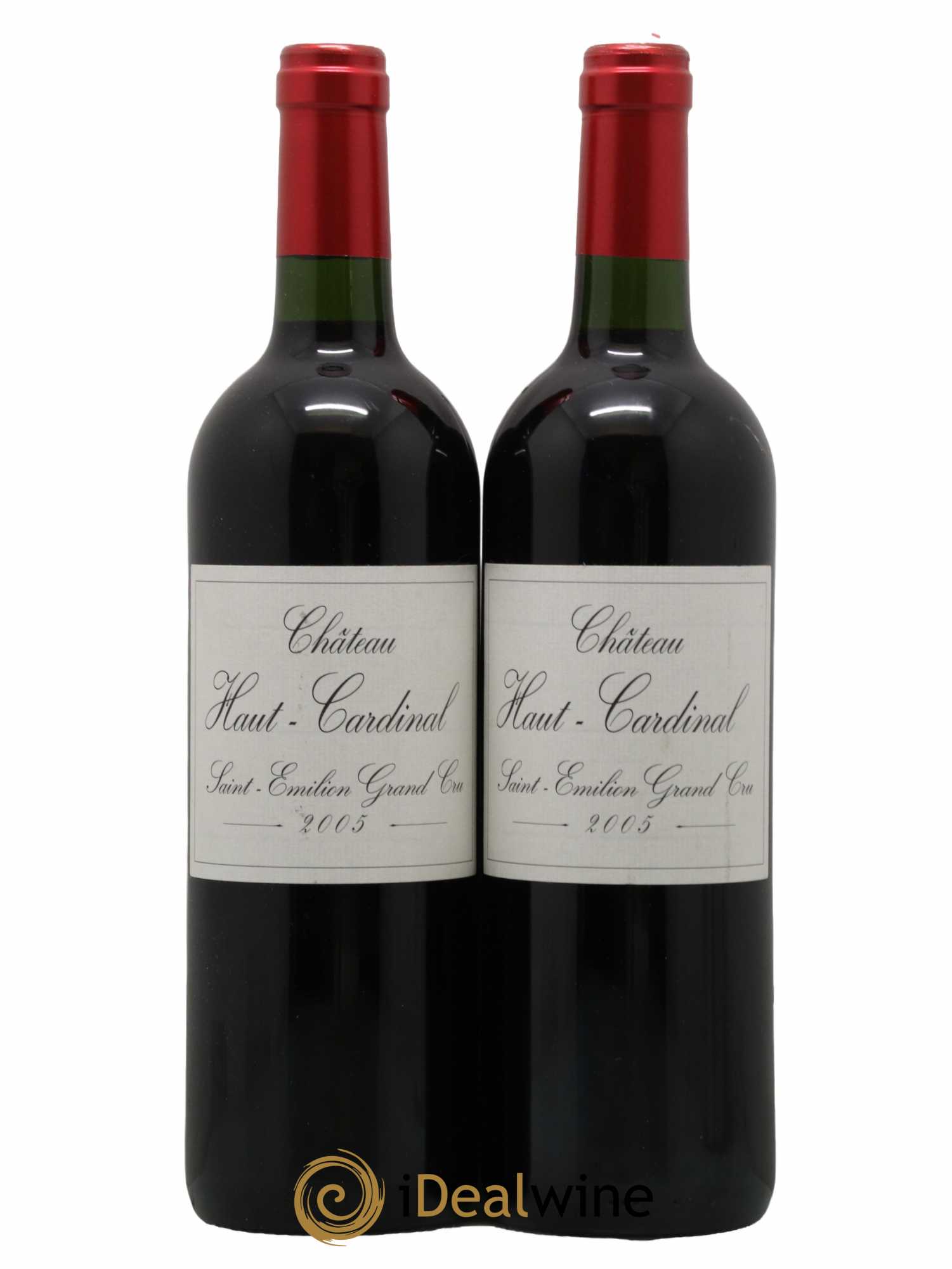 Saint-Émilion Grand Cru Château Haut Cardinal 2005 - Lot de 2 bouteilles - 0