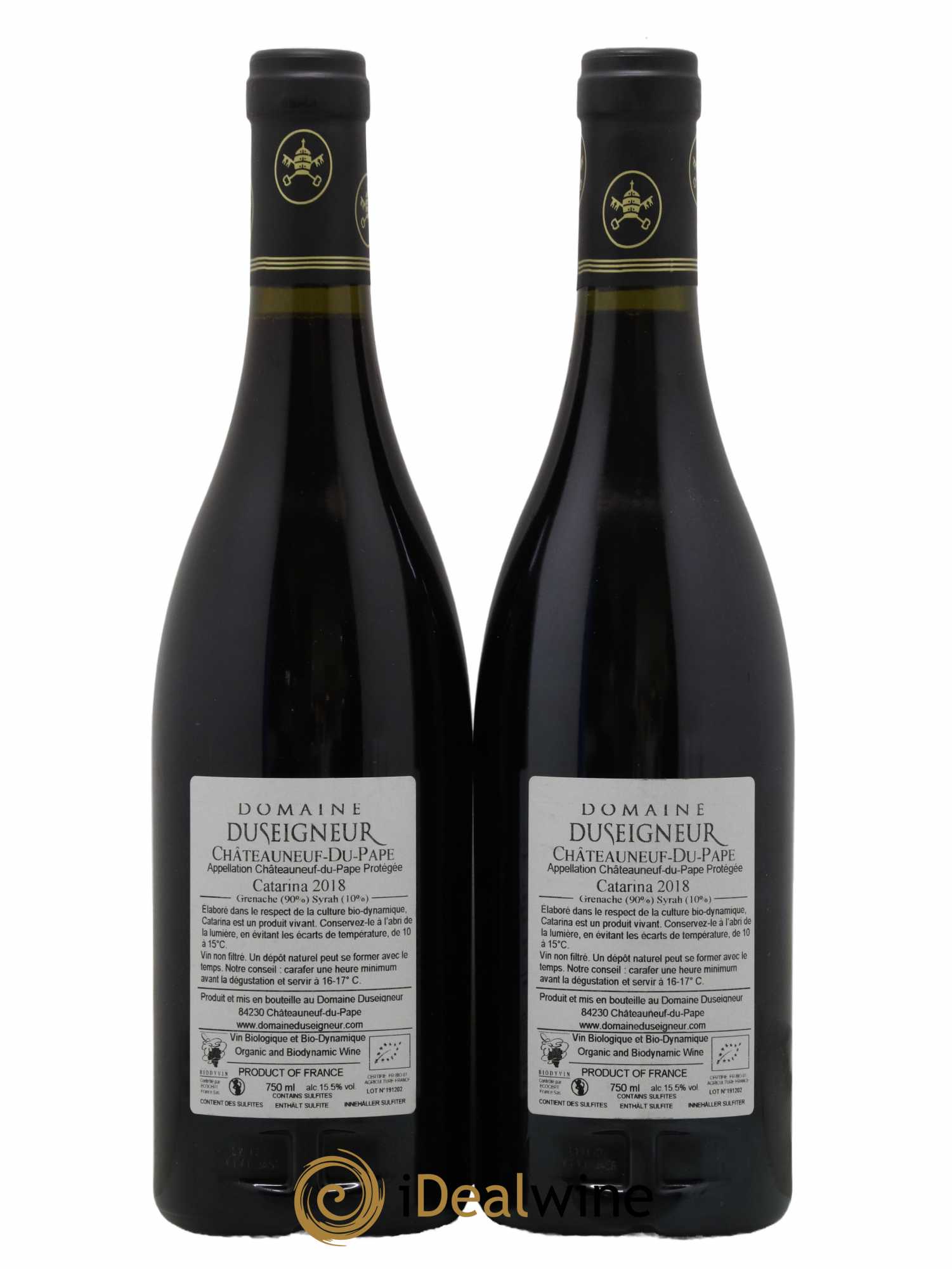Châteauneuf-du-Pape Catarina Domaine Duseigneur 2018 - Lot de 2 bouteilles - 1