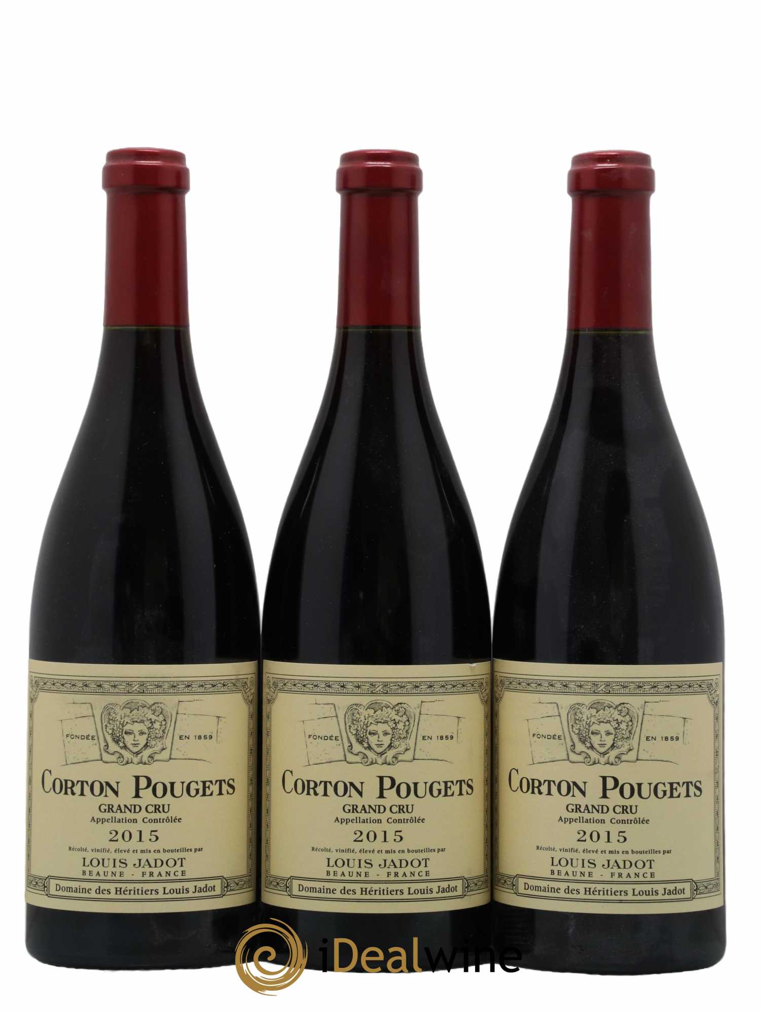 Corton Grand Cru Pougets Maison Louis Jadot 2015 - Lot de 3 bouteilles - 0