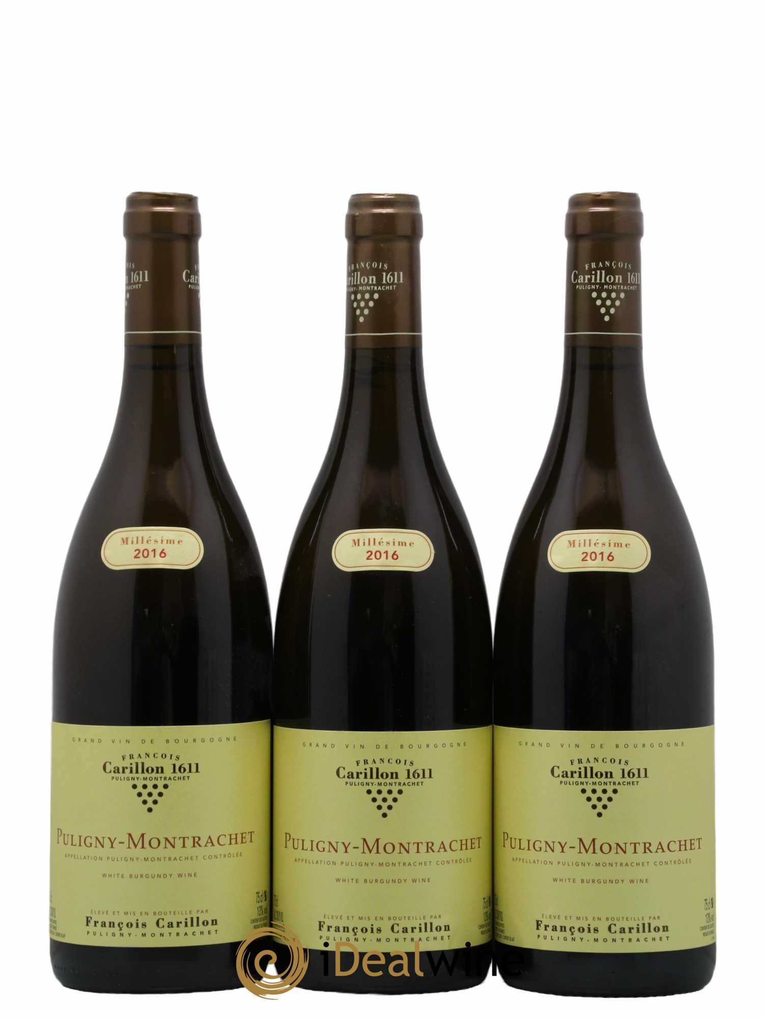 Puligny-Montrachet François Carillon 2016 - Posten von 3 Flaschen - 0