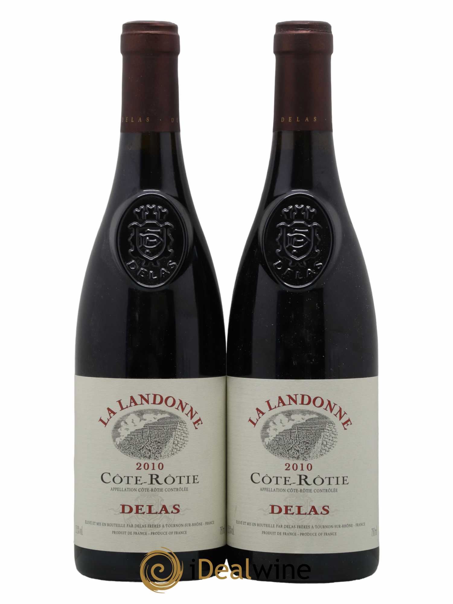 Côte-Rôtie La Landonne Delas Frères 2010 - Lot de 2 bouteilles - 0
