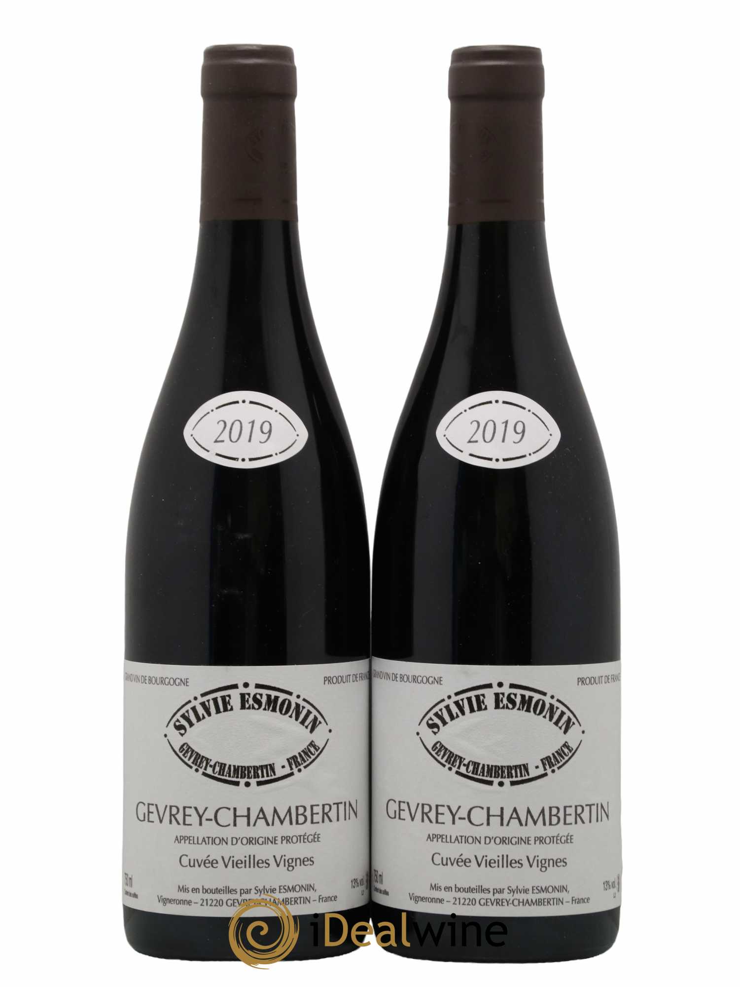 Gevrey-Chambertin Vieilles Vignes Sylvie Esmonin 2019 - Lot de 2 bouteilles - 0