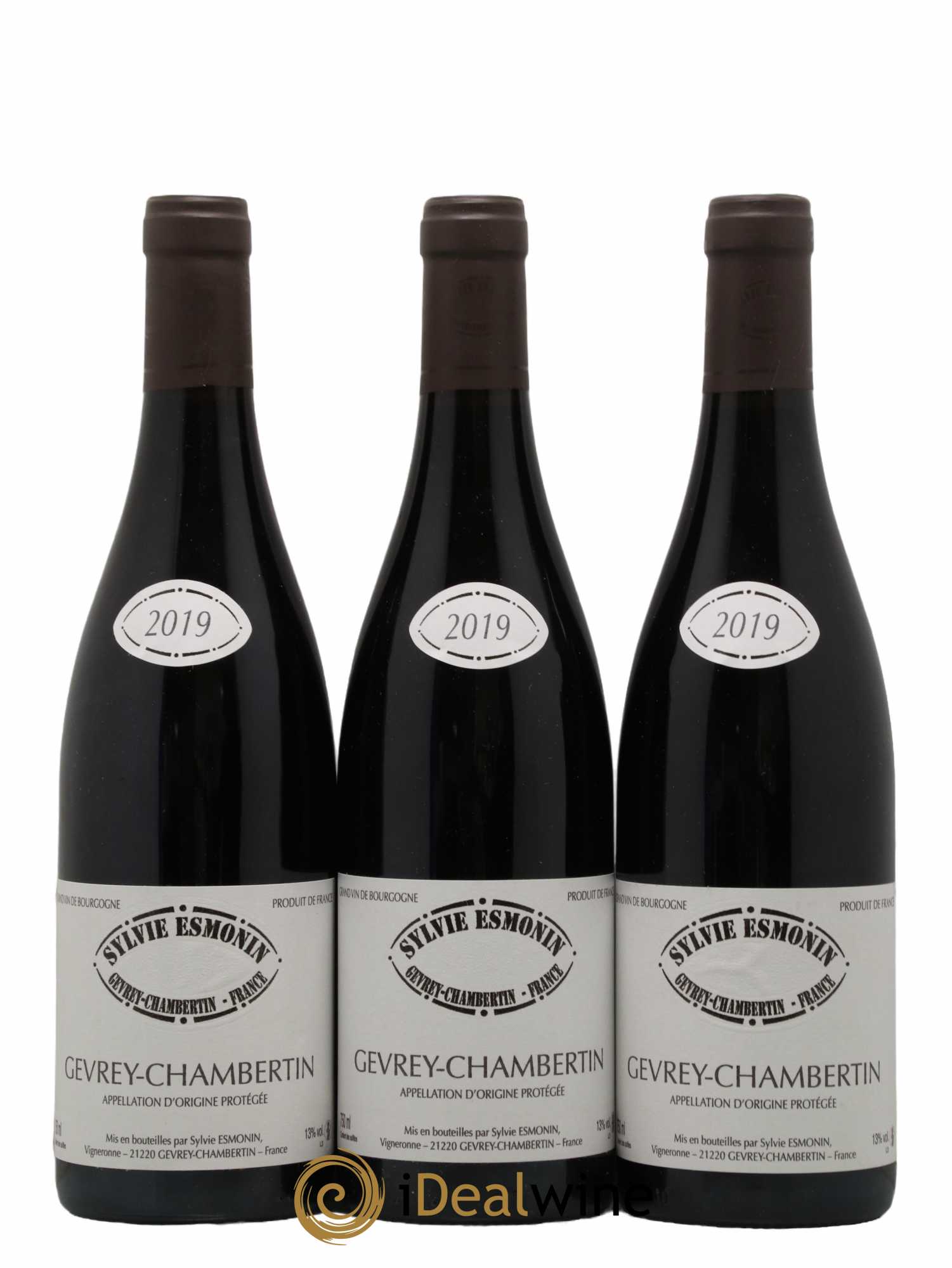 Gevrey-Chambertin Sylvie Esmonin 2019 - Lot de 3 bouteilles - 0