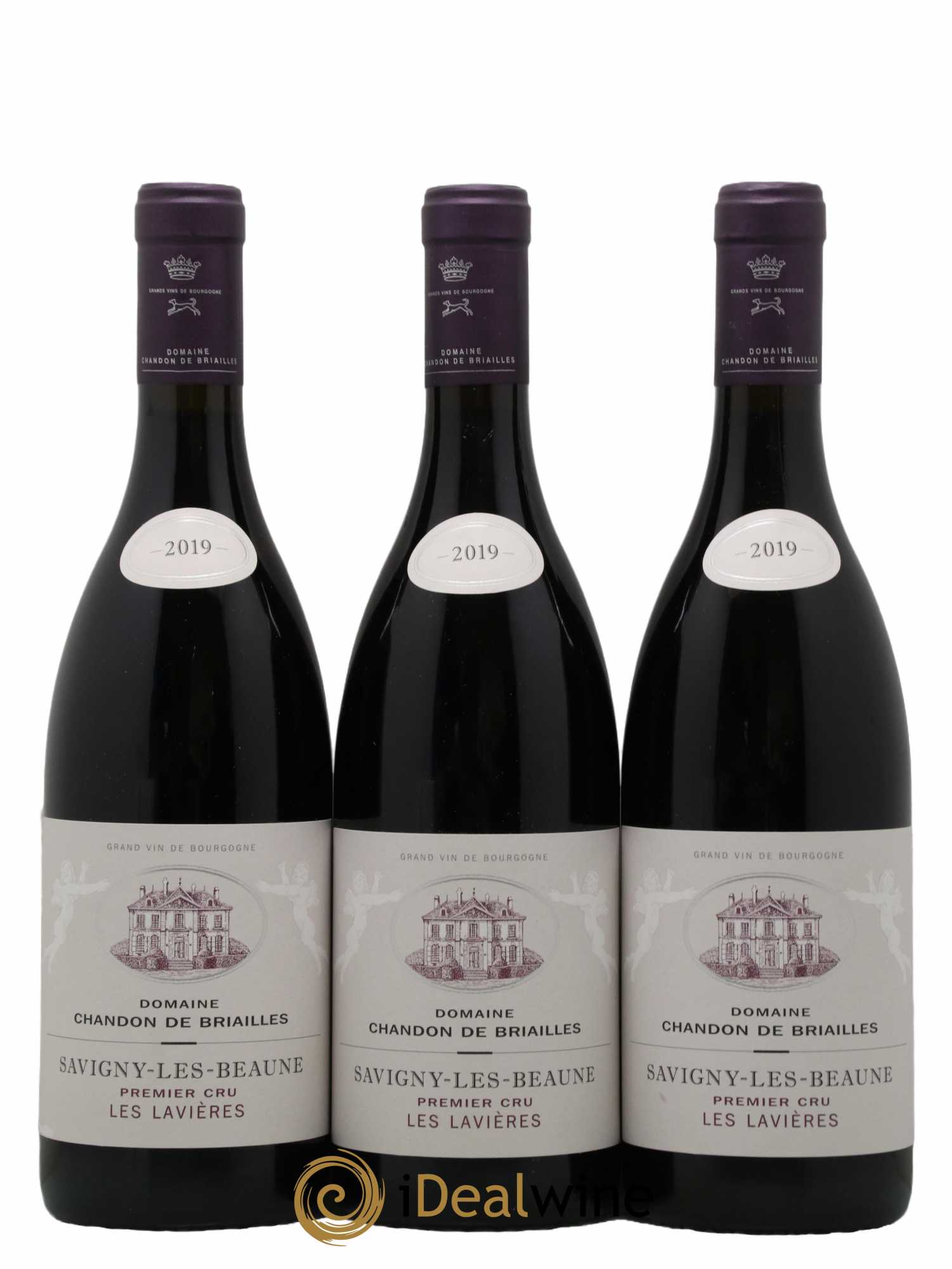 Savigny-lès-Beaune 1er Cru Les Lavières Chandon de Briailles 2019 - Lot de 3 bouteilles - 0