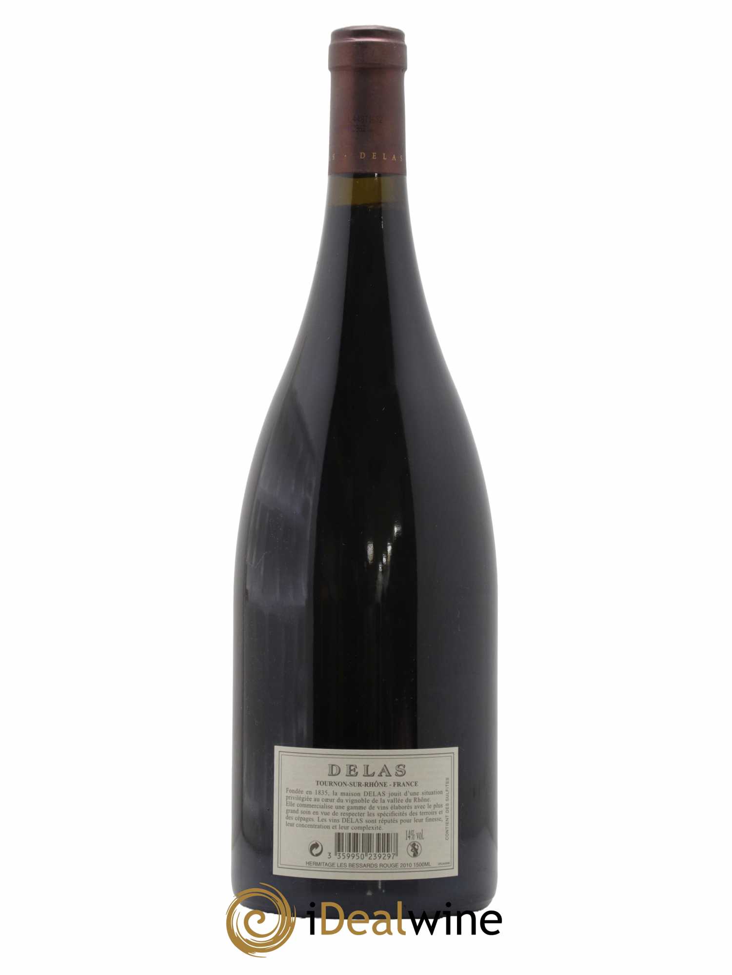 Hermitage Les Bessards Delas Frères 2010 - Lot de 1 magnum - 1