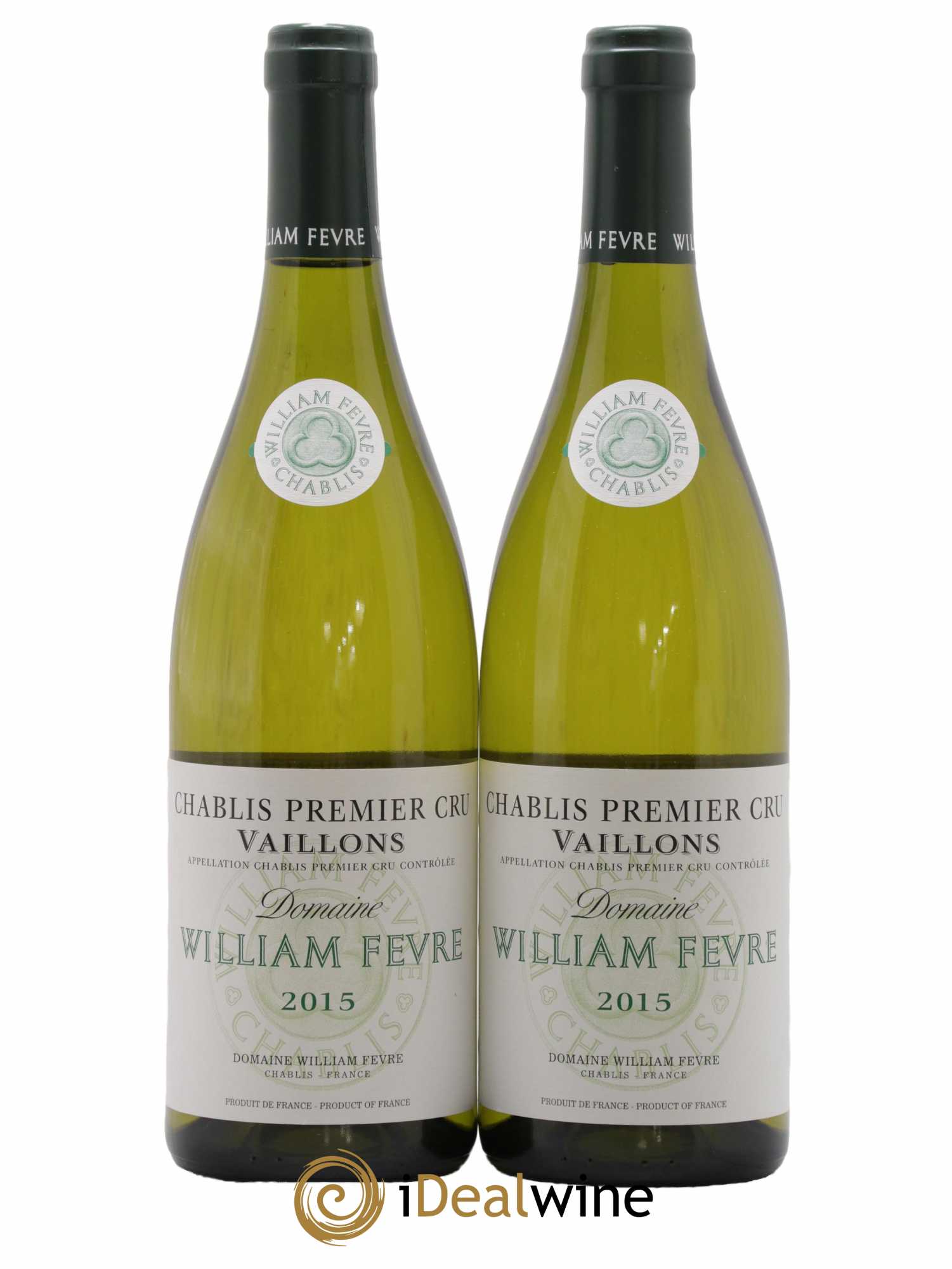 Chablis 1er Cru Vaillons William Fèvre 2015 - Posten von 2 Flaschen - 0