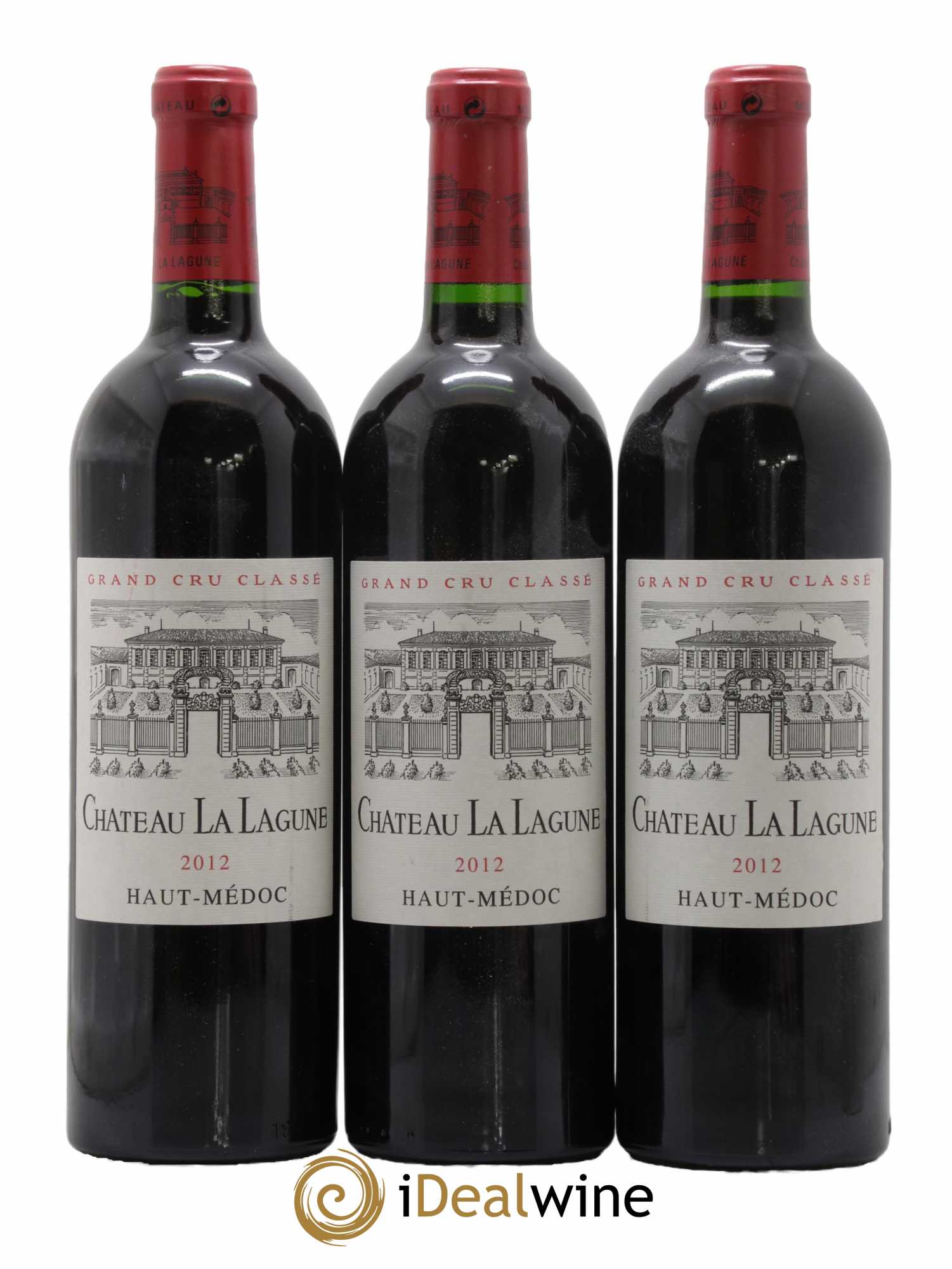 Château la Lagune 3ème Grand Cru Classé 2012 - Lot de 3 bouteilles - 0