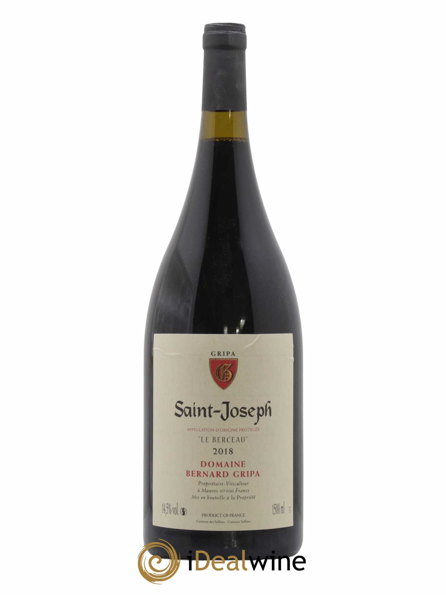 Saint-Joseph Le Berceau Bernard Gripa (Domaine) 2018 - Lot de 1 magnum - 0