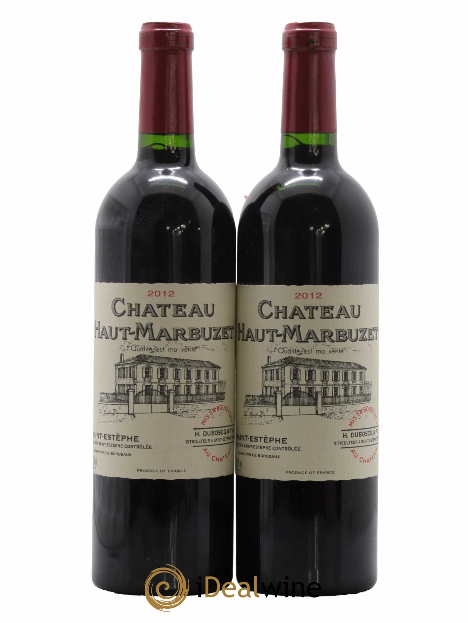 Château Haut Marbuzet 2012 - Lot de 2 bouteilles - 0