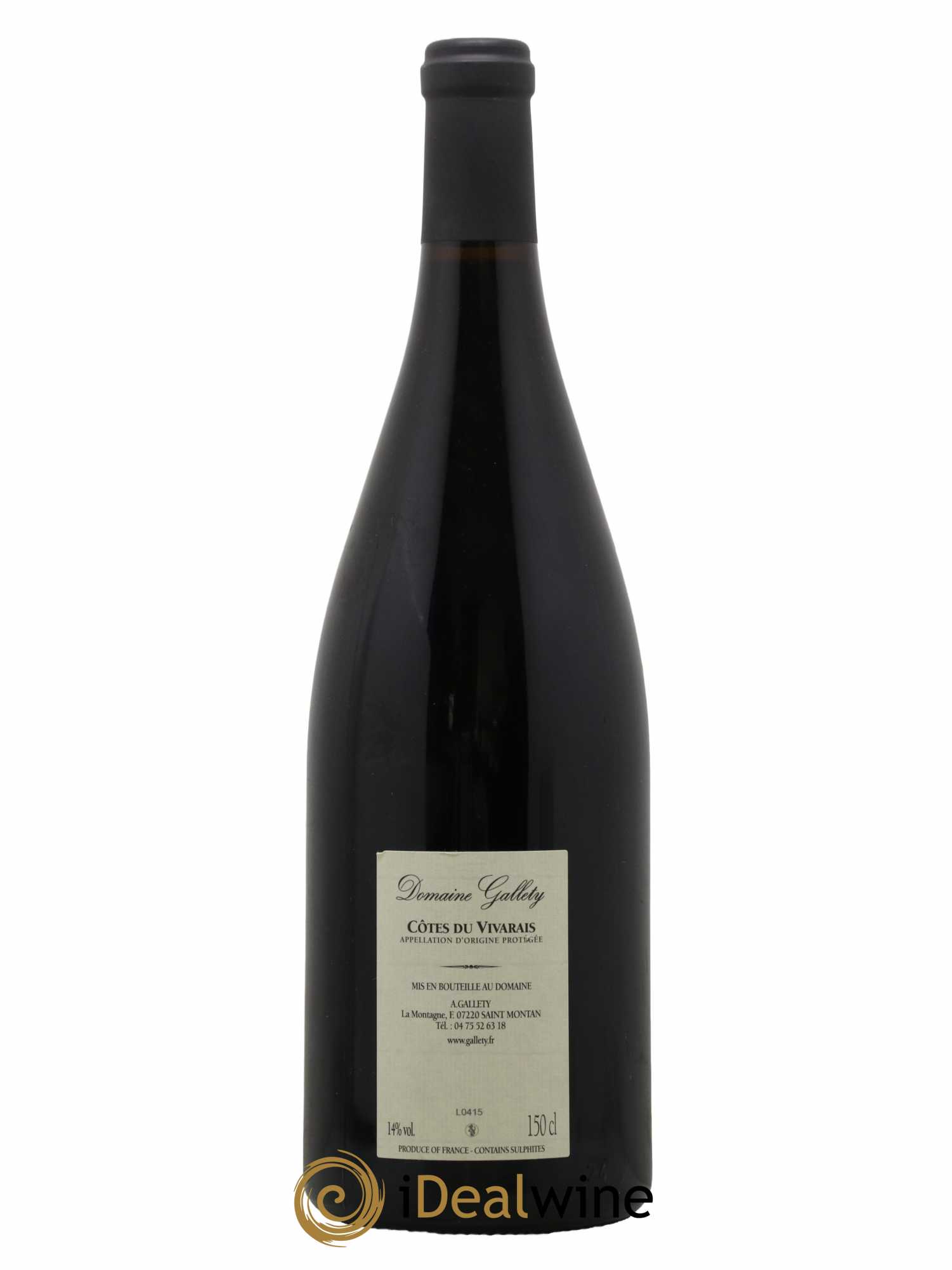 Côtes du Vivarais La Syrare Gallety (Domaine) 2015 - Lot de 1 magnum - 1