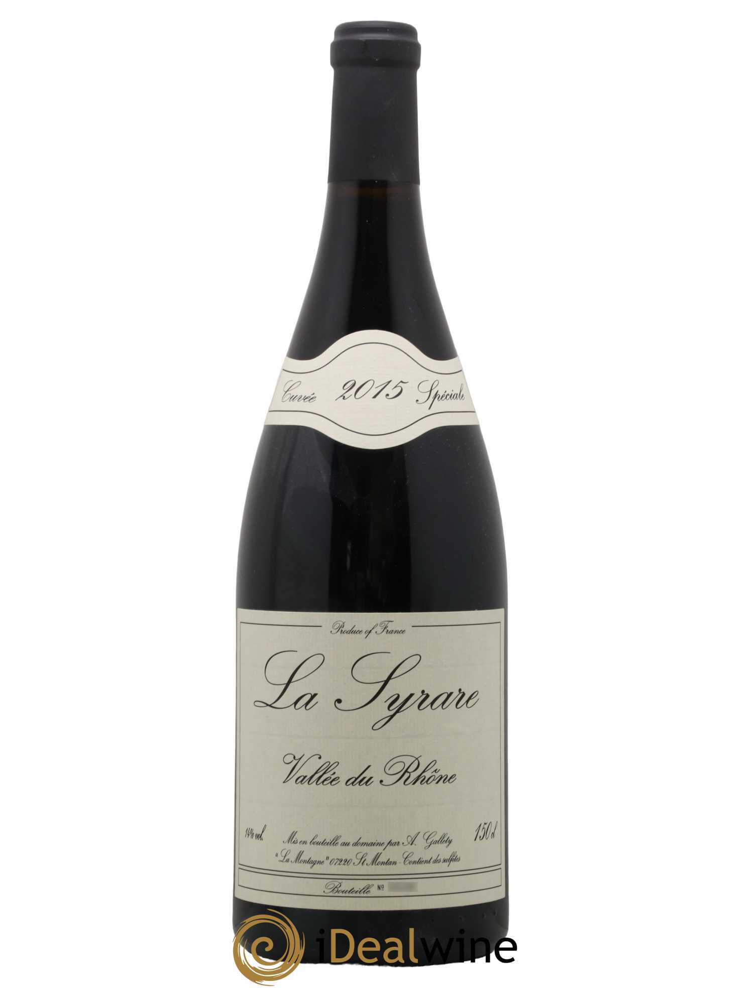 Côtes du Vivarais La Syrare Gallety (Domaine) 2015 - Lot de 1 magnum - 0
