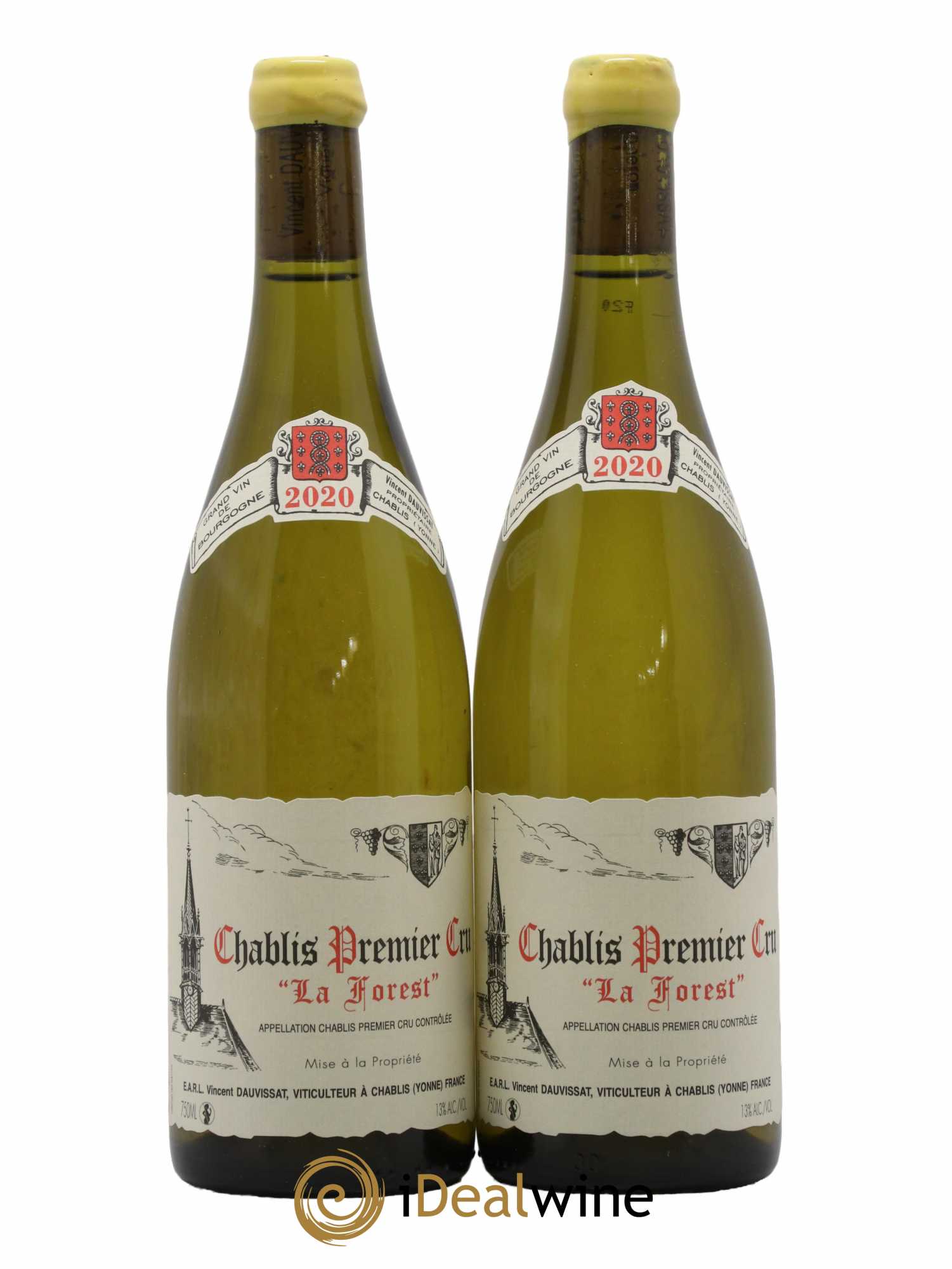 Chablis 1er Cru La Forest Vincent Dauvissat (Domaine) 2020 - Lot of 2 bottles - 0