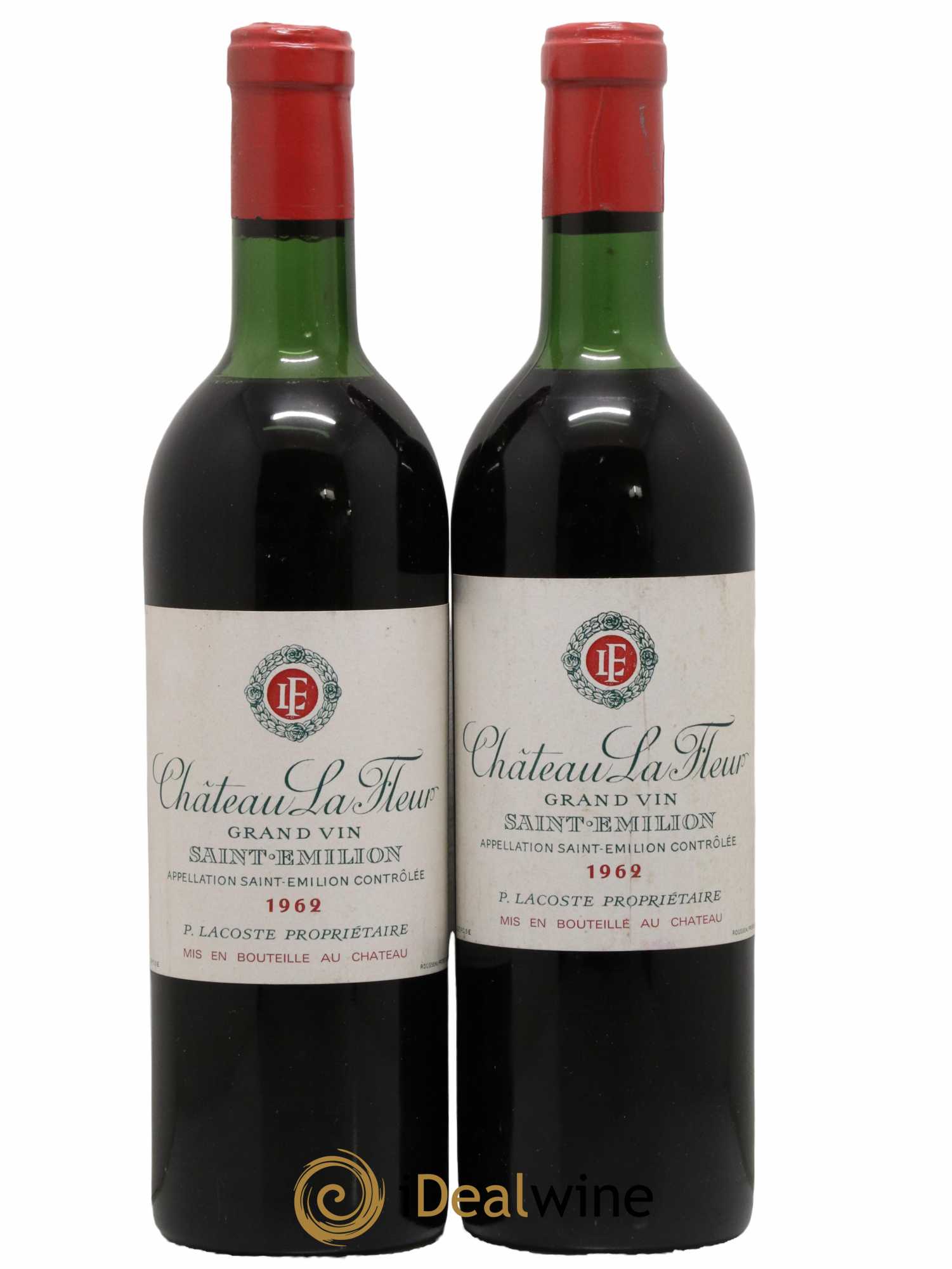 Château La Fleur 1962 - Lot de 2 bouteilles - 0