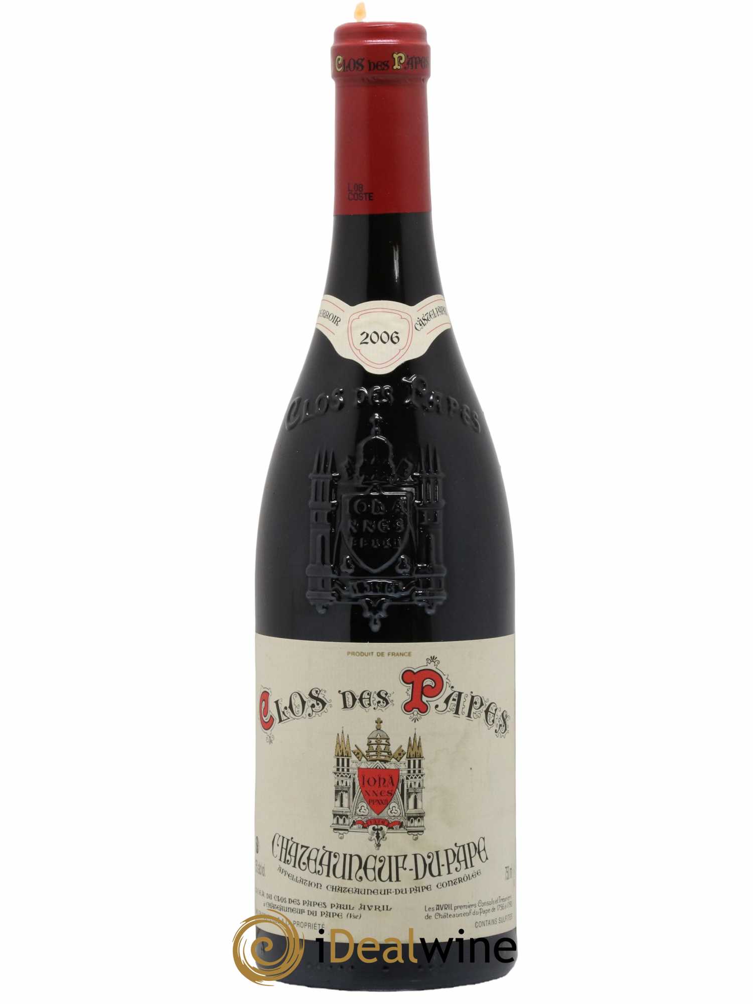 Châteauneuf-du-Pape Clos des Papes - Paul Avril 2006 - Lot de 1 bouteille - 0