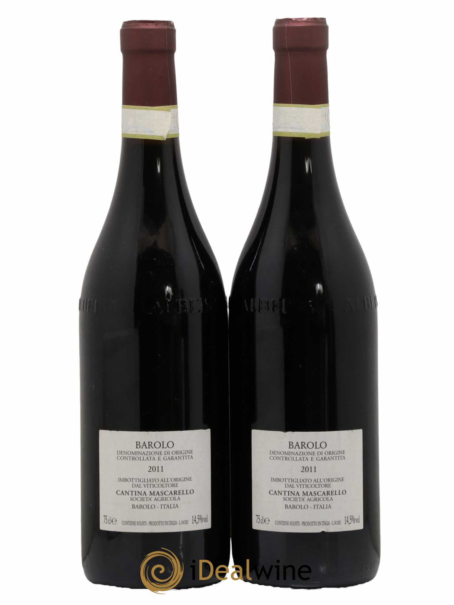 Barolo DOCG Bartolo Mascarello 2011 - Lot de 2 bouteilles - 1