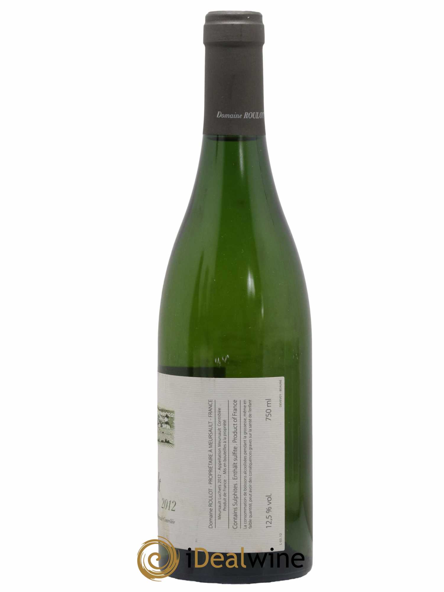 Meursault Luchets Roulot (Domaine) 2012 - Posten von 1 Flasche - 1