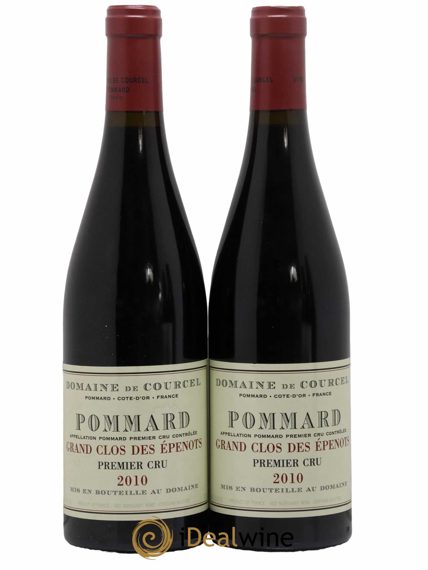 Pommard 1er Cru Grand Clos des Epenots de Courcel (Domaine) 2010 - Lot de 2 bouteilles - 0