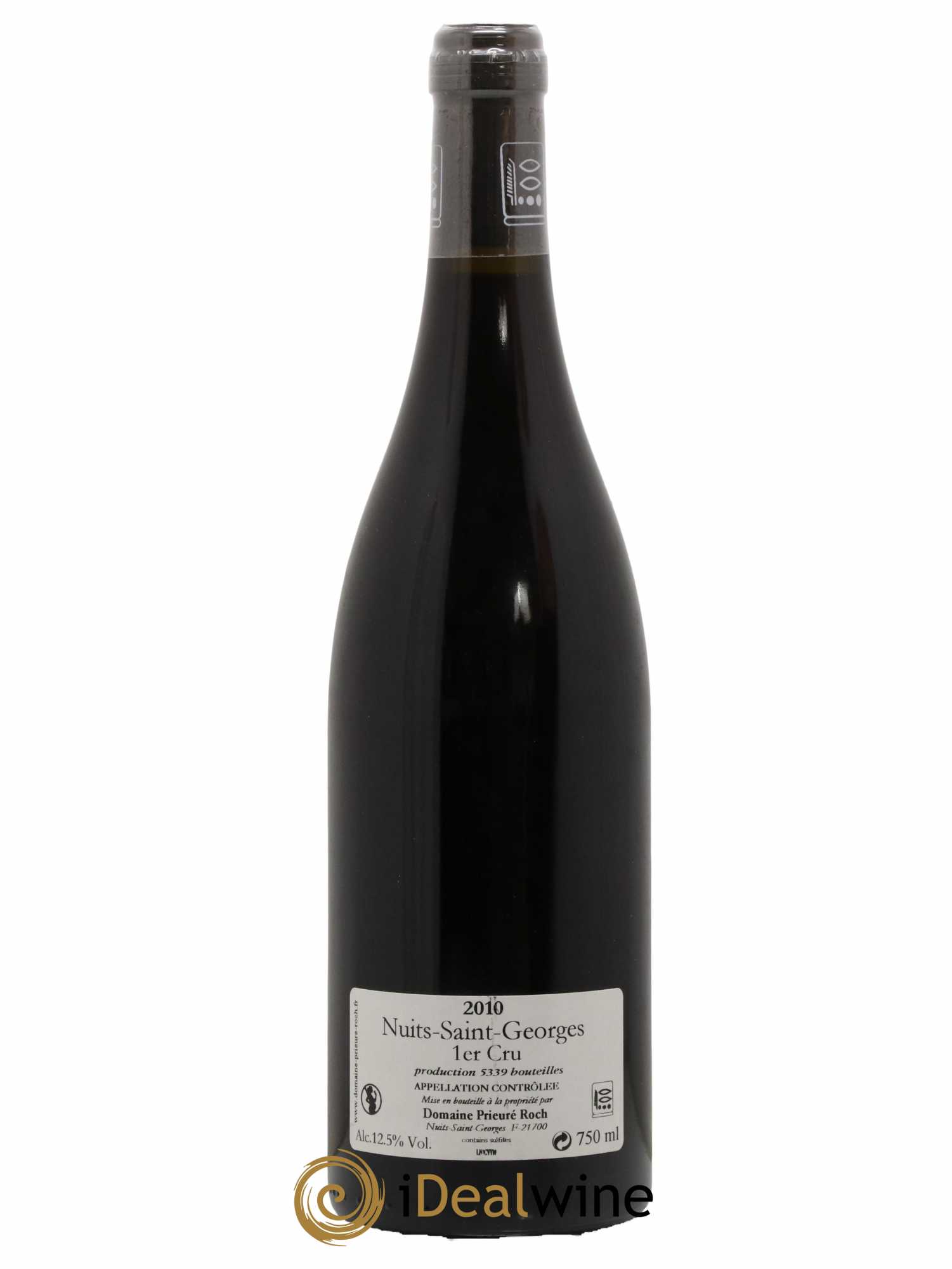 Nuits-Saint-Georges 1er Cru Vieilles Vignes Prieuré Roch 2010 - Lot de 1 bouteille - 1