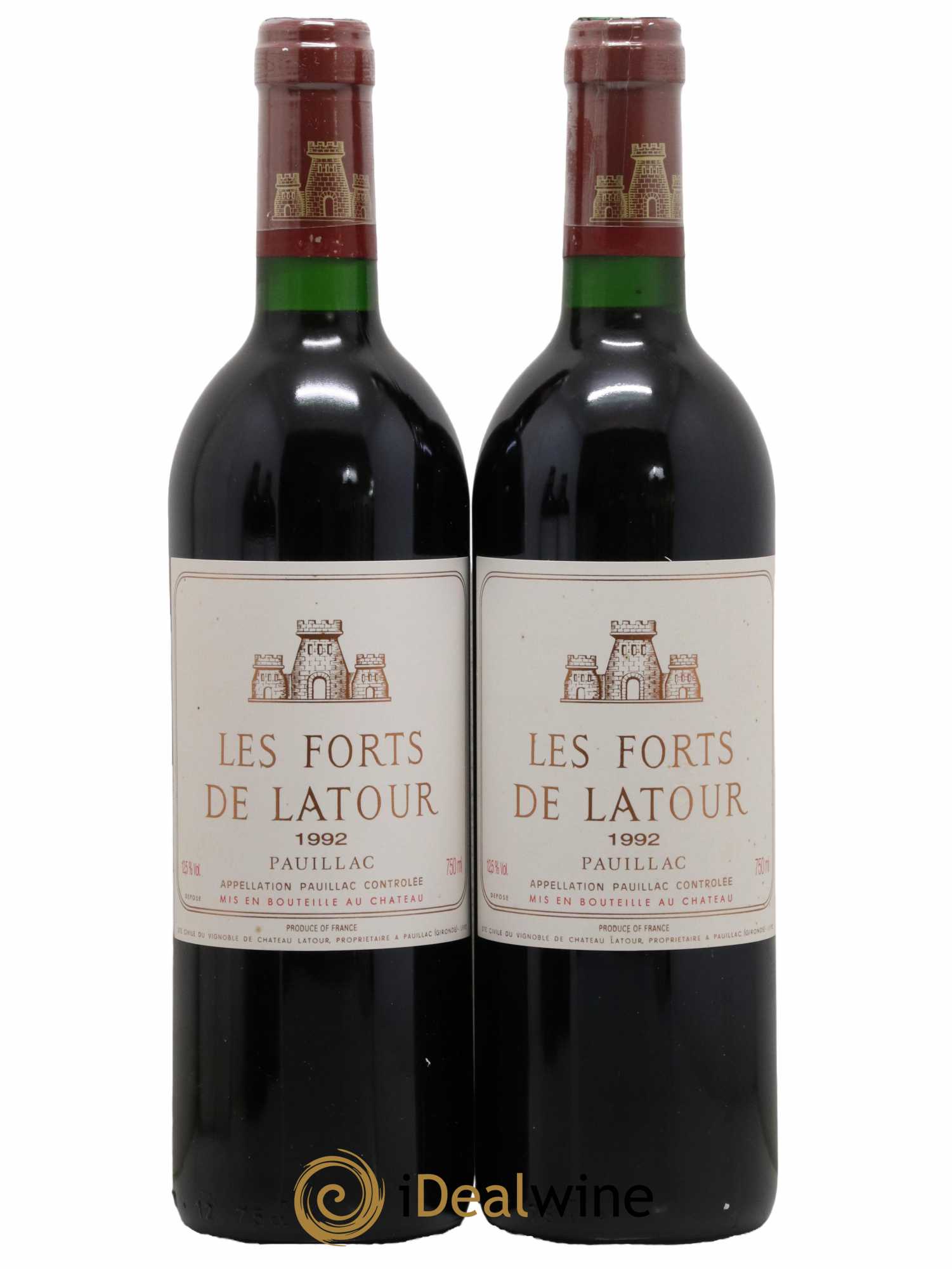 Les Forts de Latour Second Vin 1992 - Lot de 2 bouteilles - 0