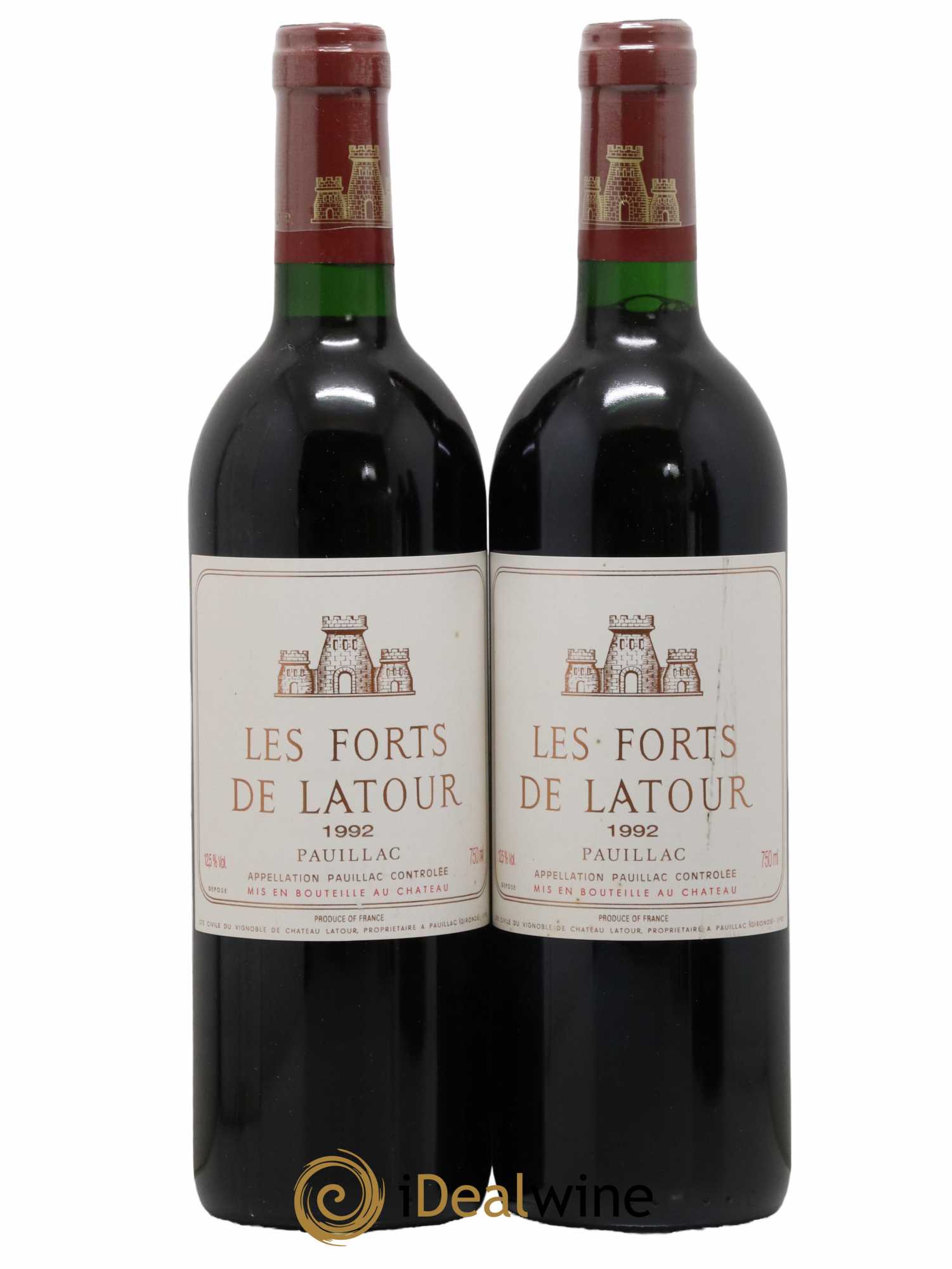 Les Forts de Latour Second Vin 1992 - Lot de 2 bouteilles - 0
