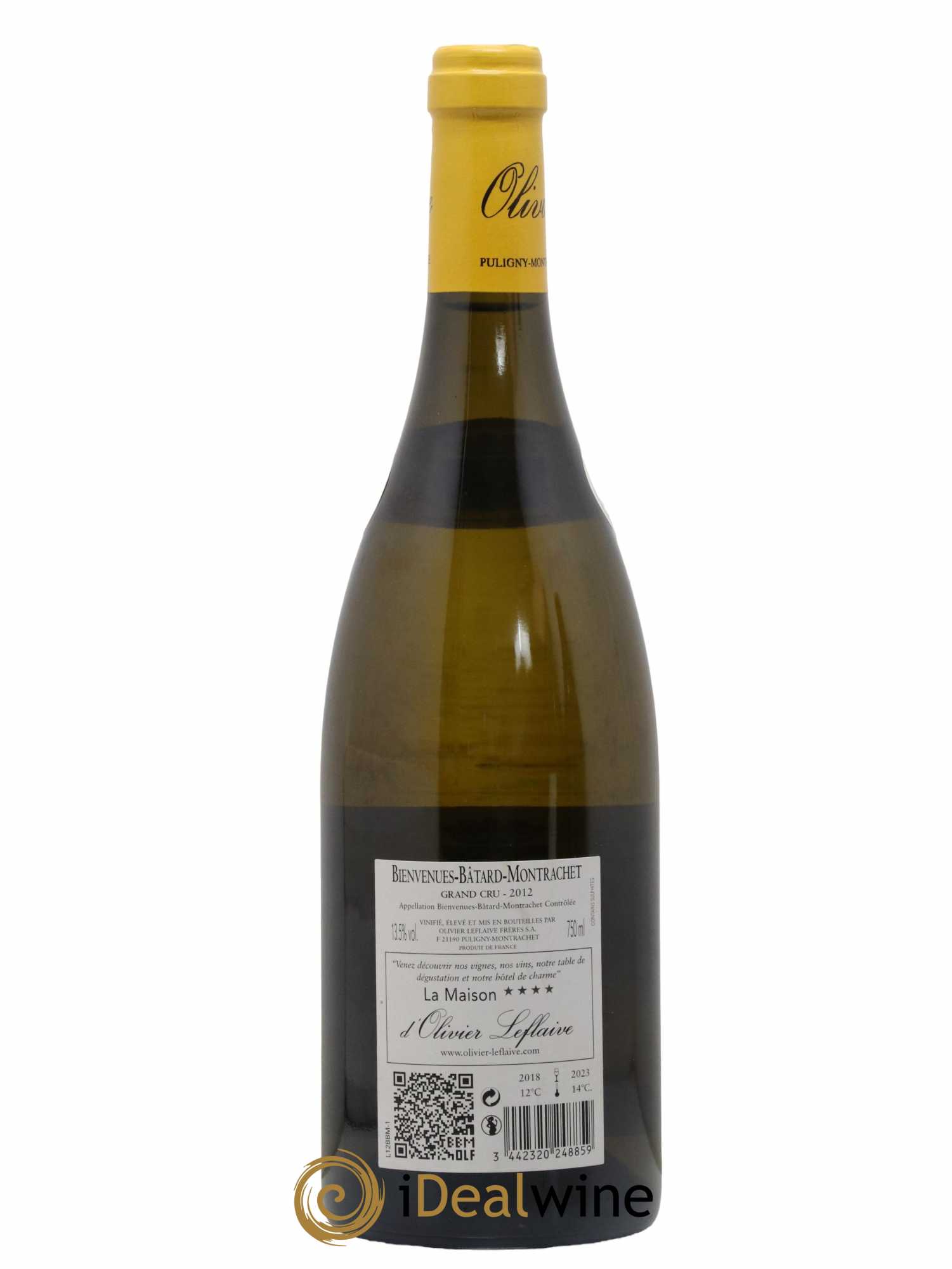 Bienvenues-Bâtard-Montrachet Grand Cru Olivier Leflaive 2012 - Lot de 1 bouteille - 1