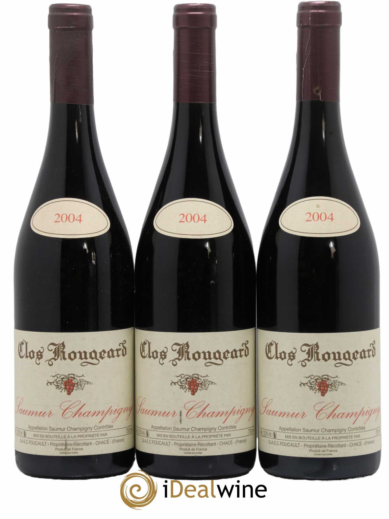 Saumur-Champigny Clos Rougeard 2004 - Lot de 3 bouteilles - 0