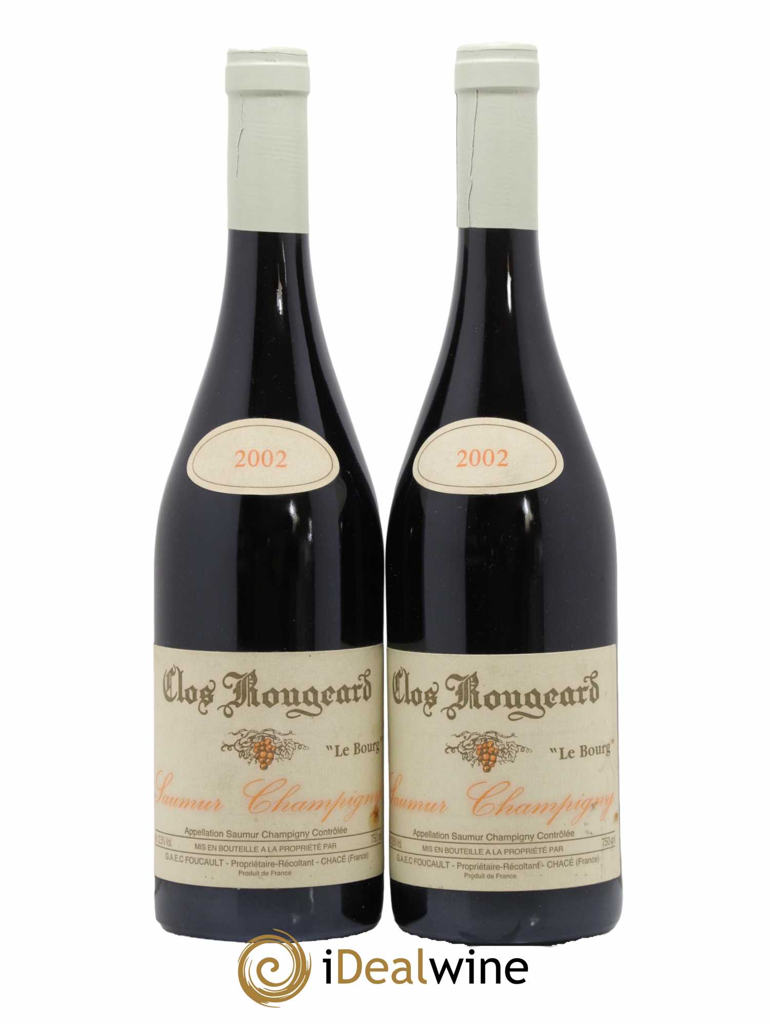 Saumur-Champigny Le Bourg Clos Rougeard 2002 - Lot de 2 bouteilles - 0