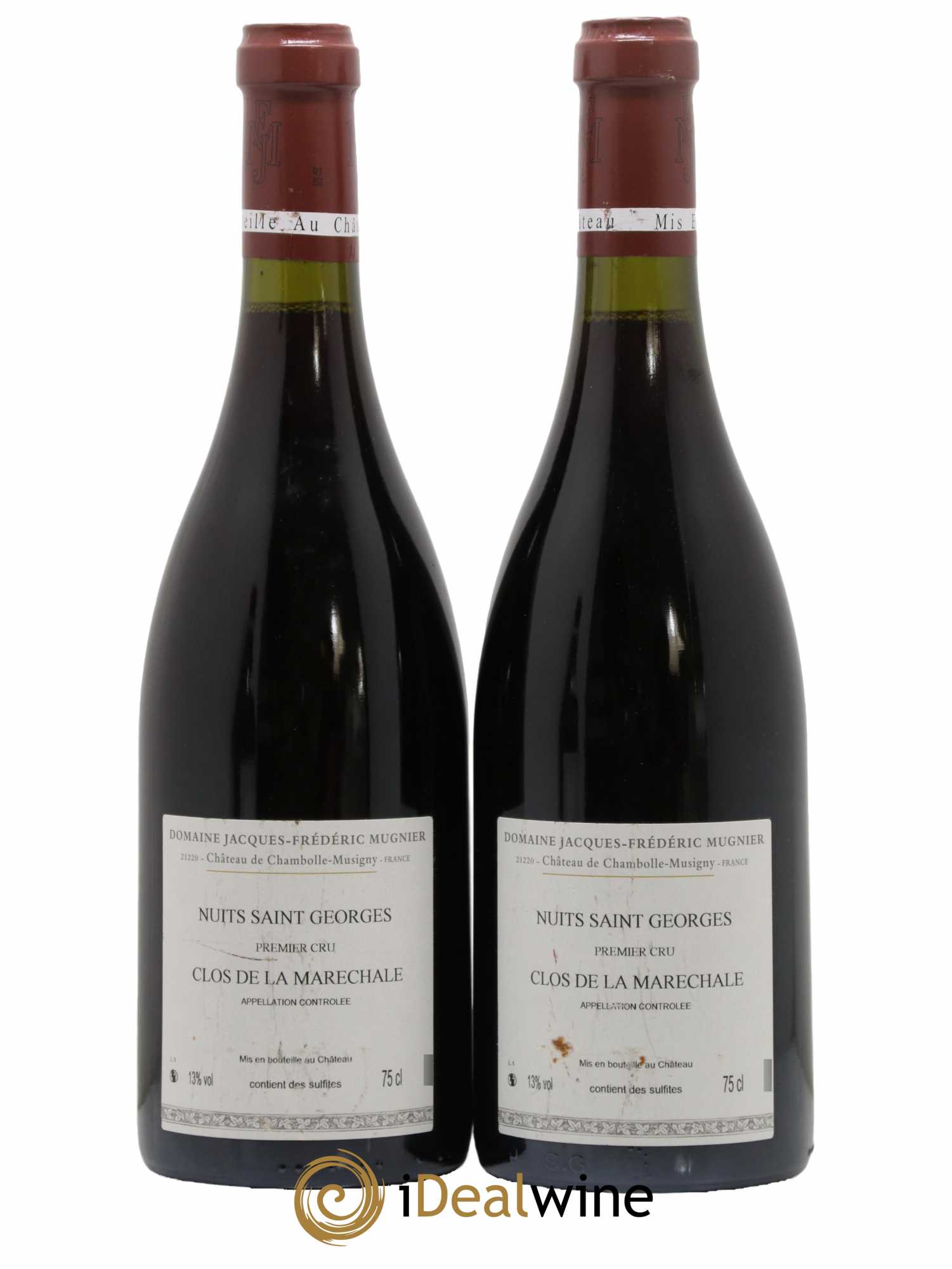 Nuits-Saint-Georges 1er Cru Clos de La Maréchale Jacques-Frédéric Mugnier 2010 - Lot de 2 bouteilles - 1