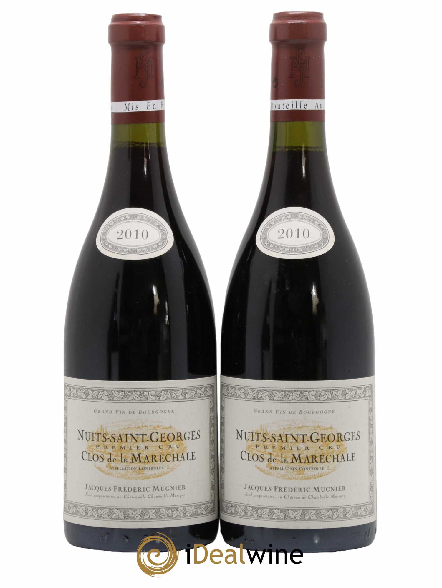 Nuits-Saint-Georges 1er Cru Clos de La Maréchale Jacques-Frédéric Mugnier 2010 - Lot de 2 bouteilles - 0