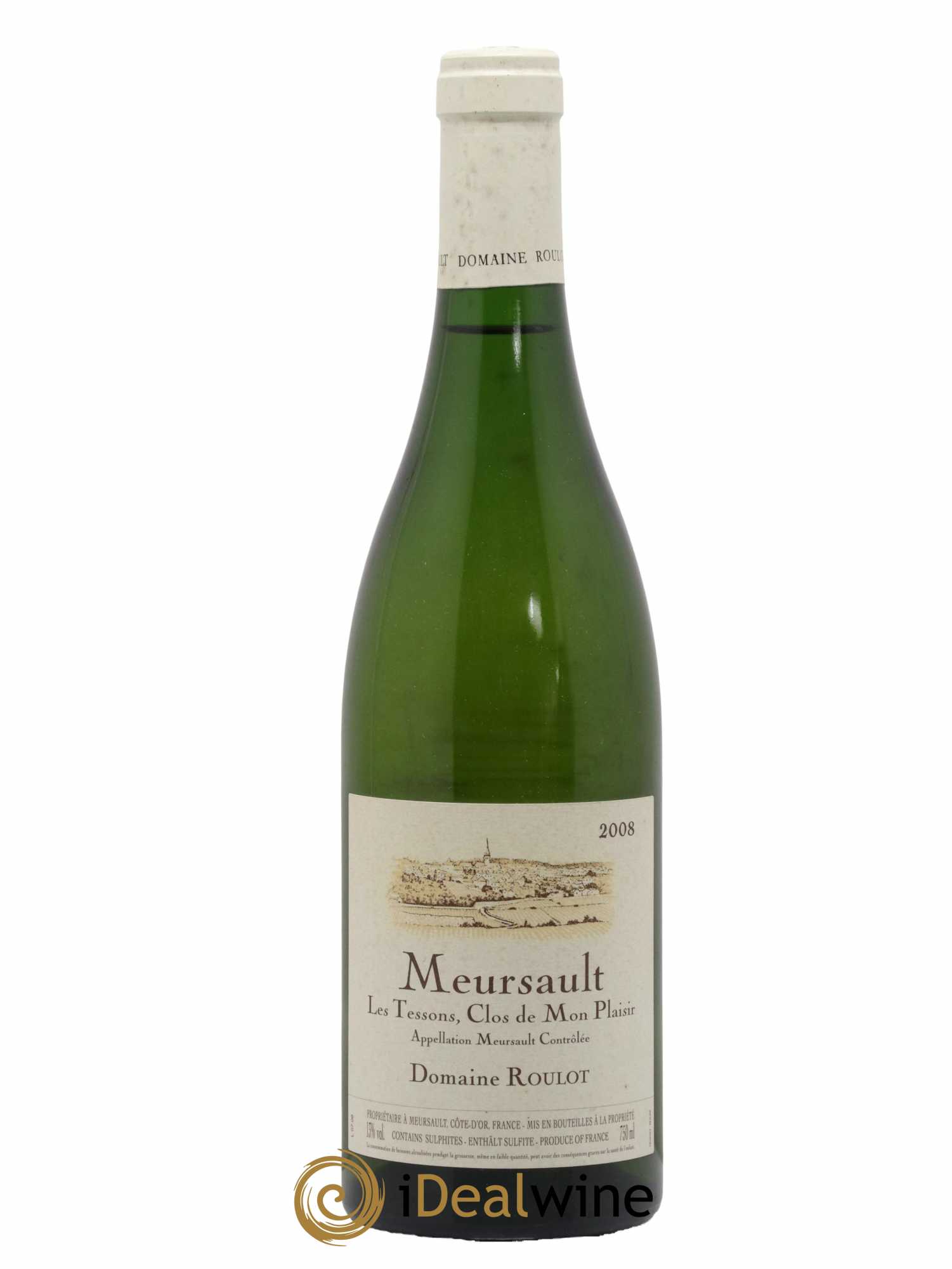 Meursault Les Tessons Clos de Mon plaisir Roulot (Domaine) 2008 - Lot de 1 bouteille - 0