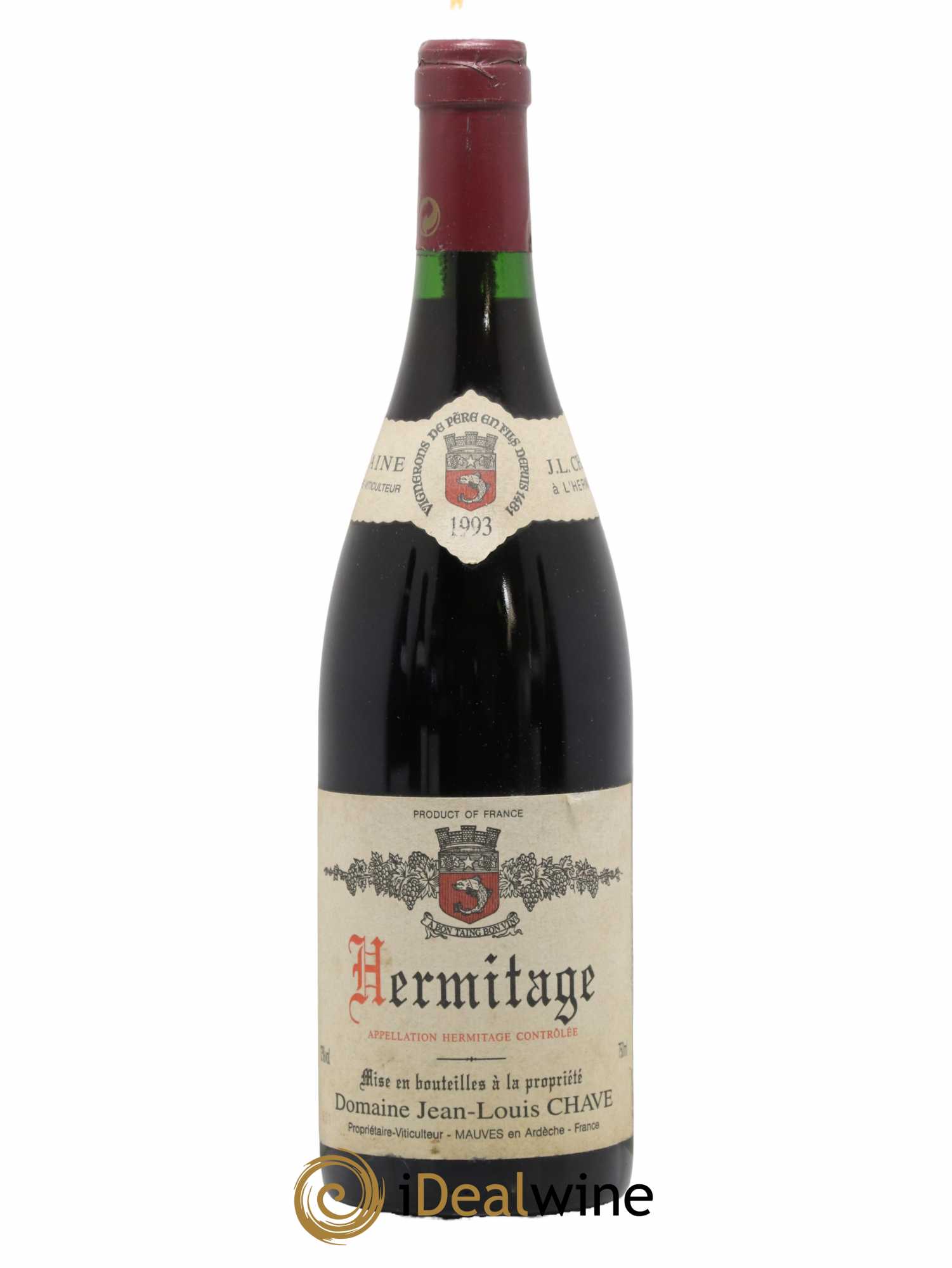 Hermitage Jean-Louis Chave 1993 - Lot de 1 bouteille - 0