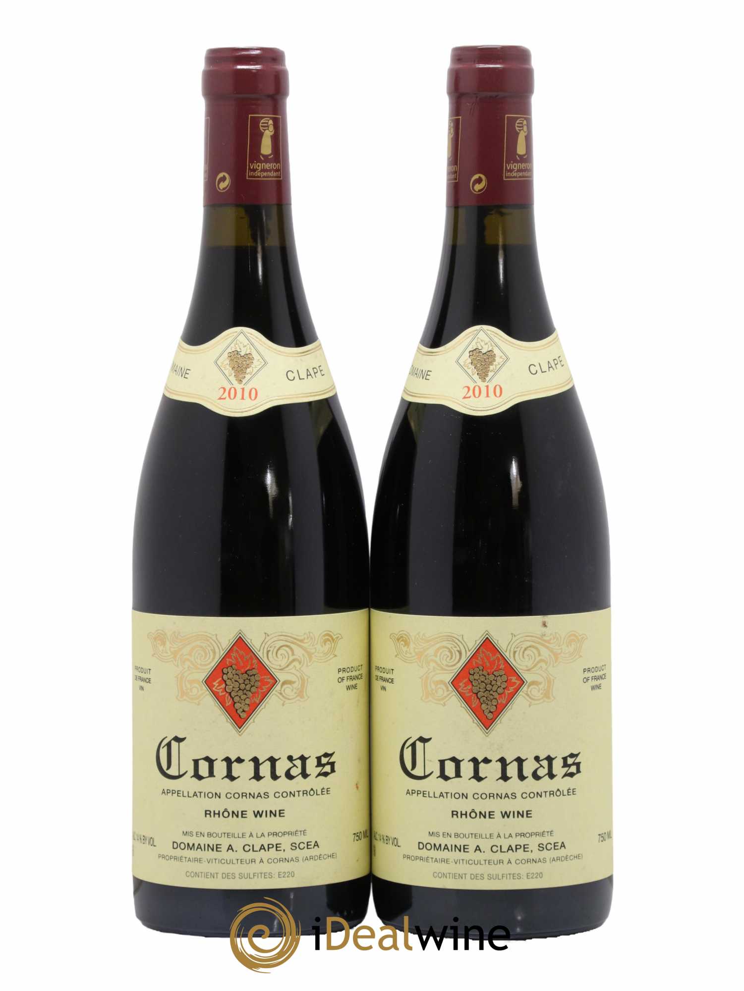 Cornas Auguste Clape 2010 - Lot de 2 bouteilles - 0