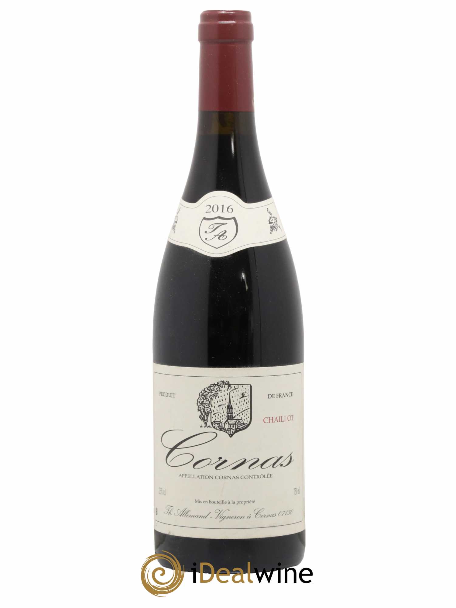 Cornas Chaillot Thierry Allemand 2016 - Lot de 1 bouteille - 0