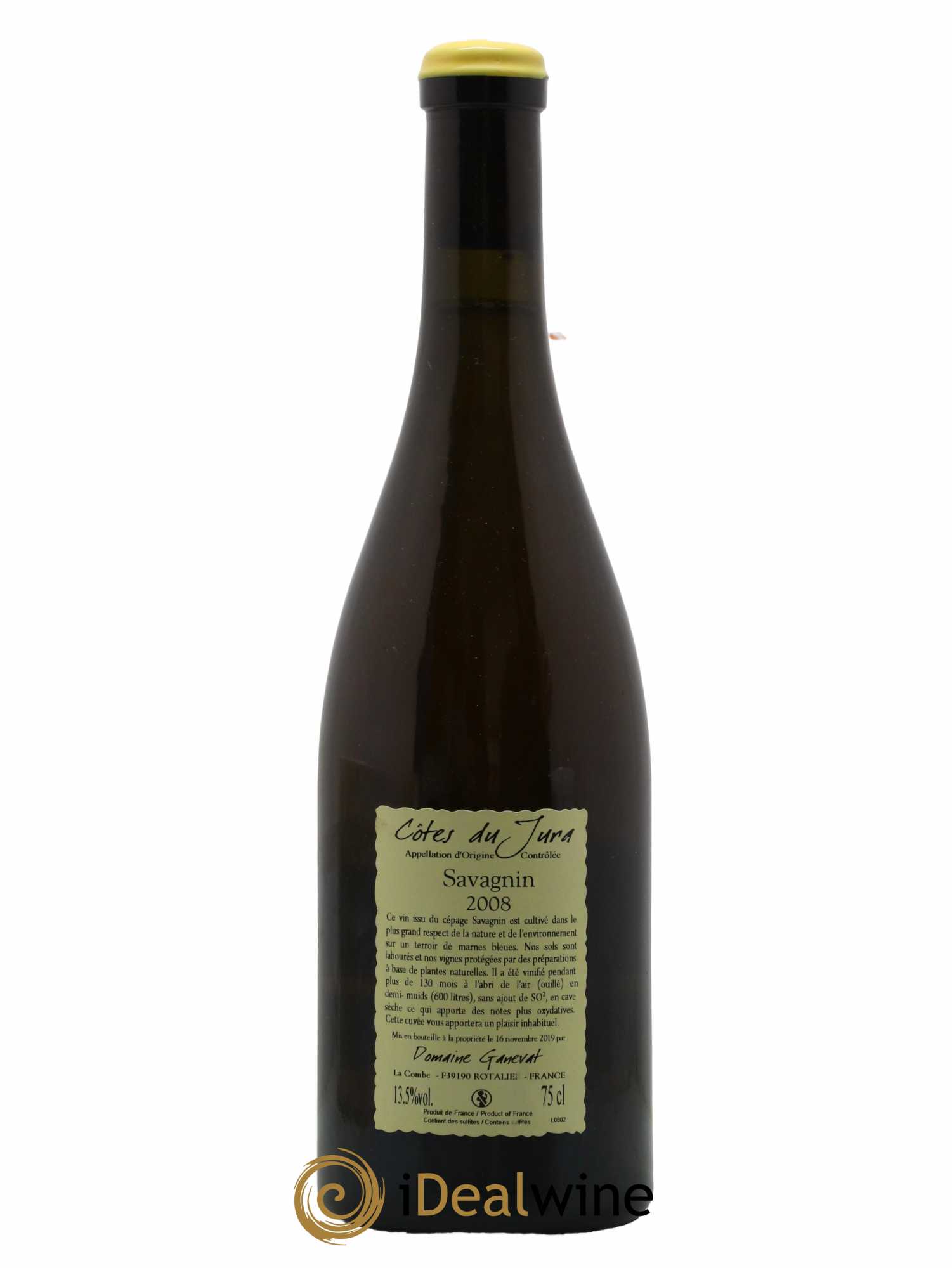 Côtes du Jura Les Vignes de mon Père Jean-François Ganevat (Domaine) 2008 - Lot de 1 bouteille - 1
