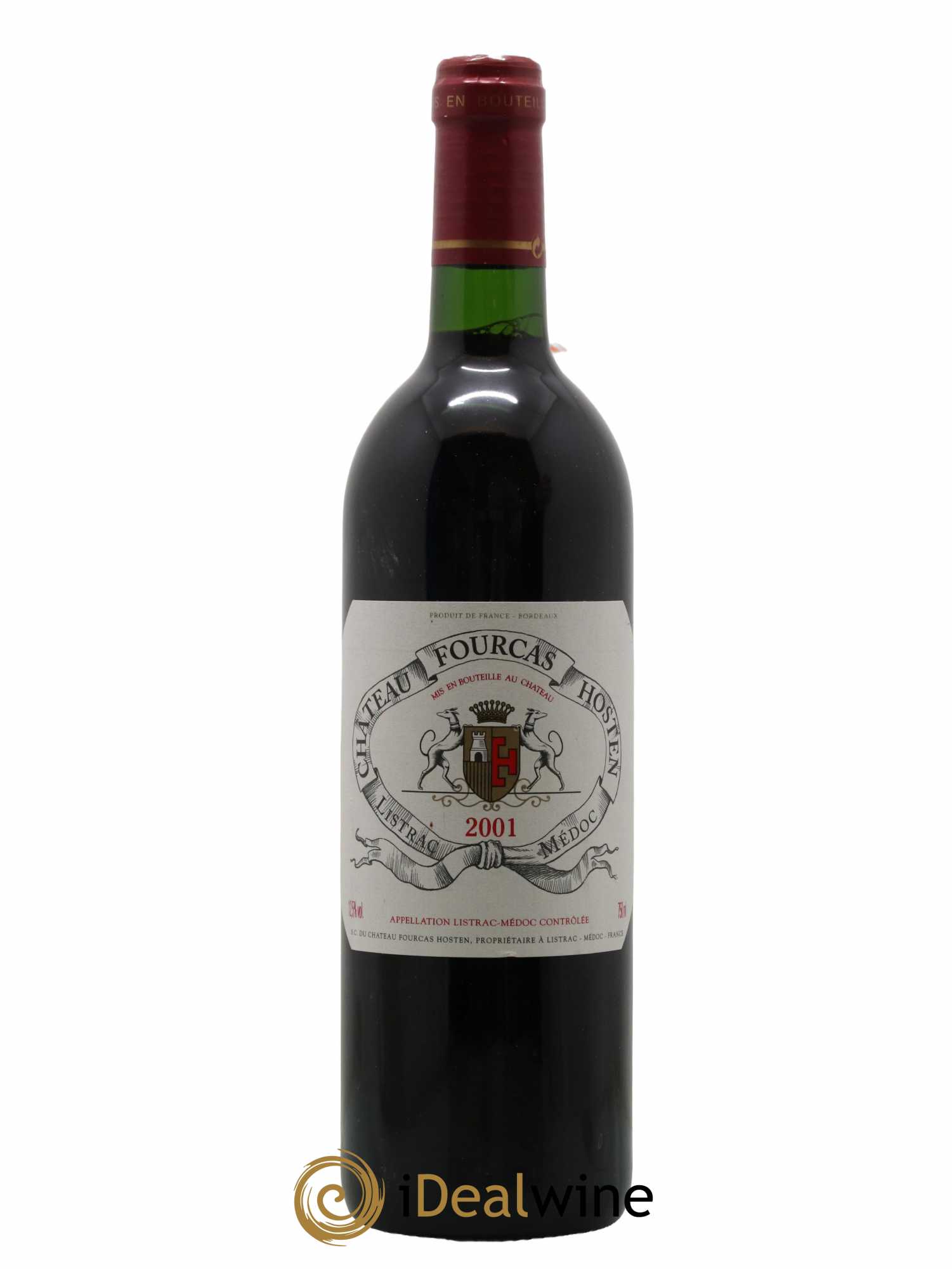 Château Fourcas Hosten Cru Bourgeois 2001 - Lot de 1 bouteille - 0