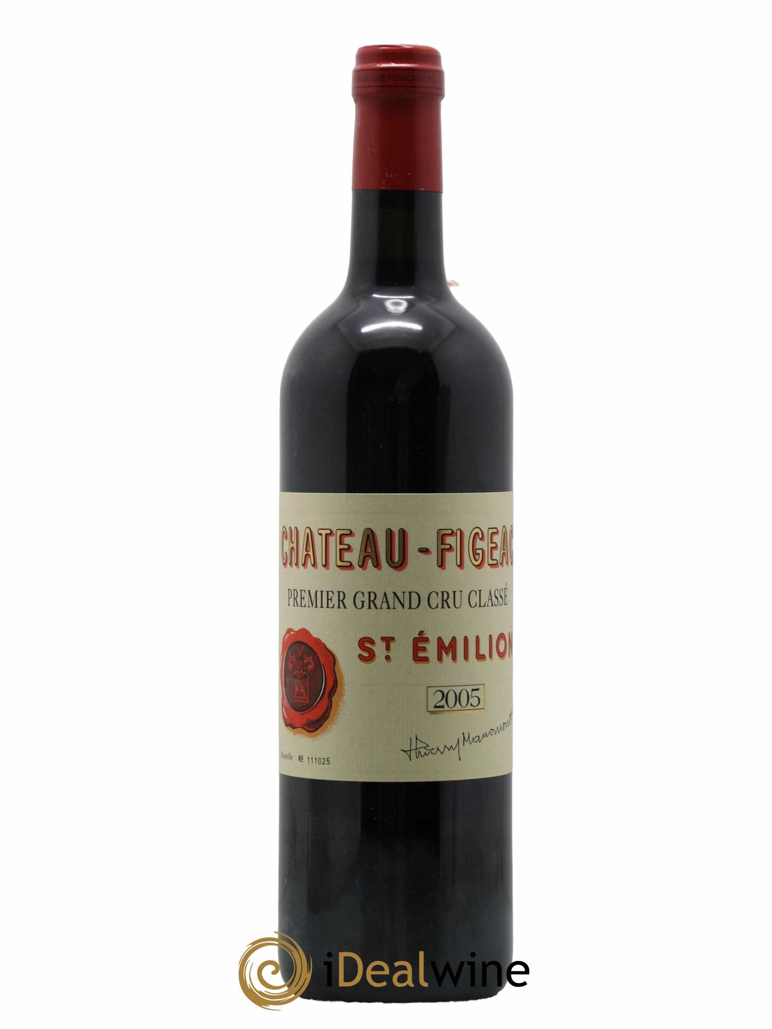 Château Figeac 1er Grand Cru Classé A 2005 - Lot de 1 bouteille - 0