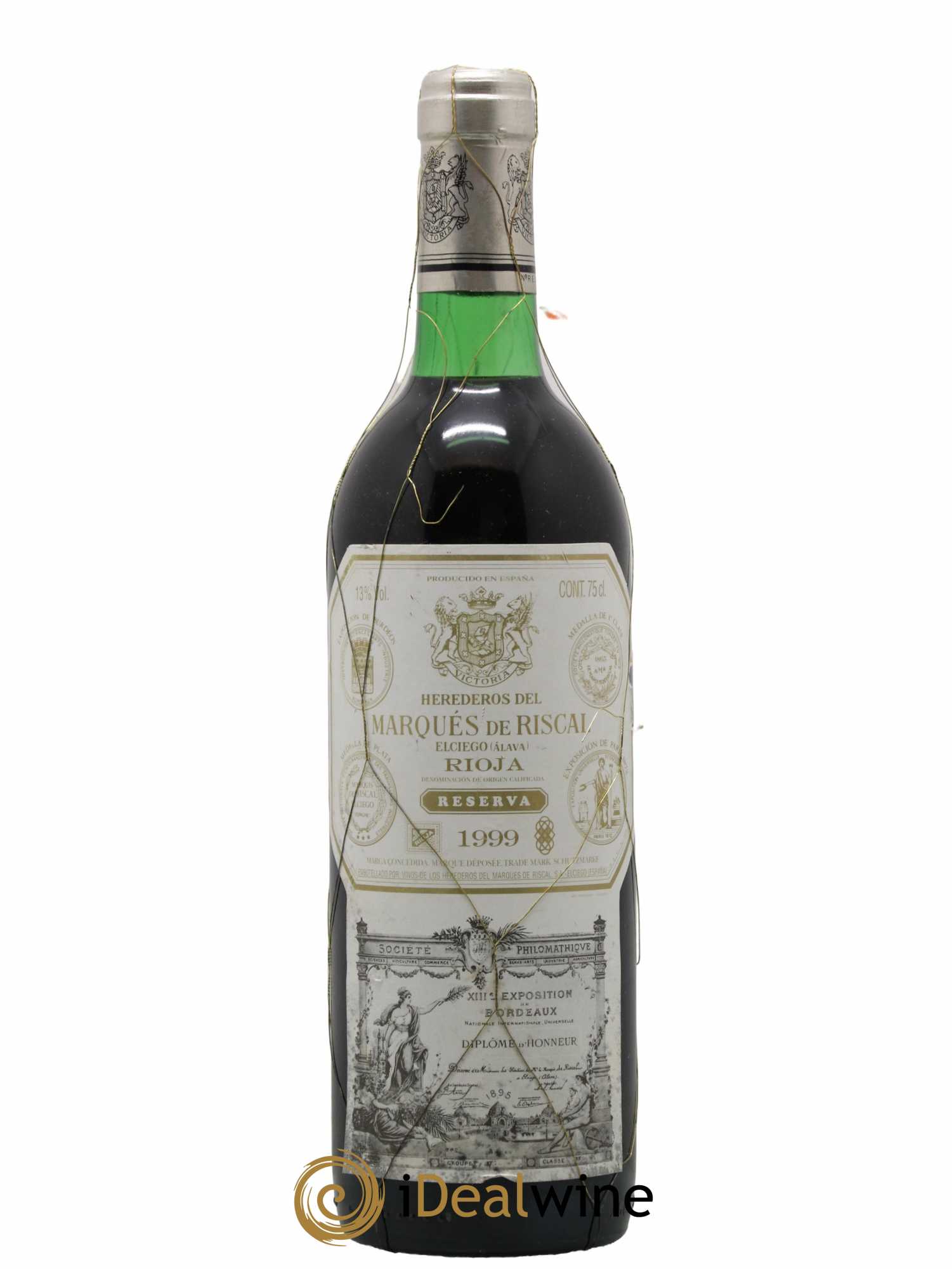 Rioja DOCA Reserva Marqués de Riscal 1999 - Lotto di 1 bottiglia - 0