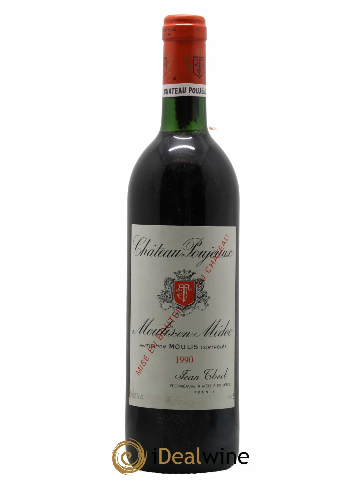 Château Poujeaux 1990 - Lot de 1 bouteille - 0