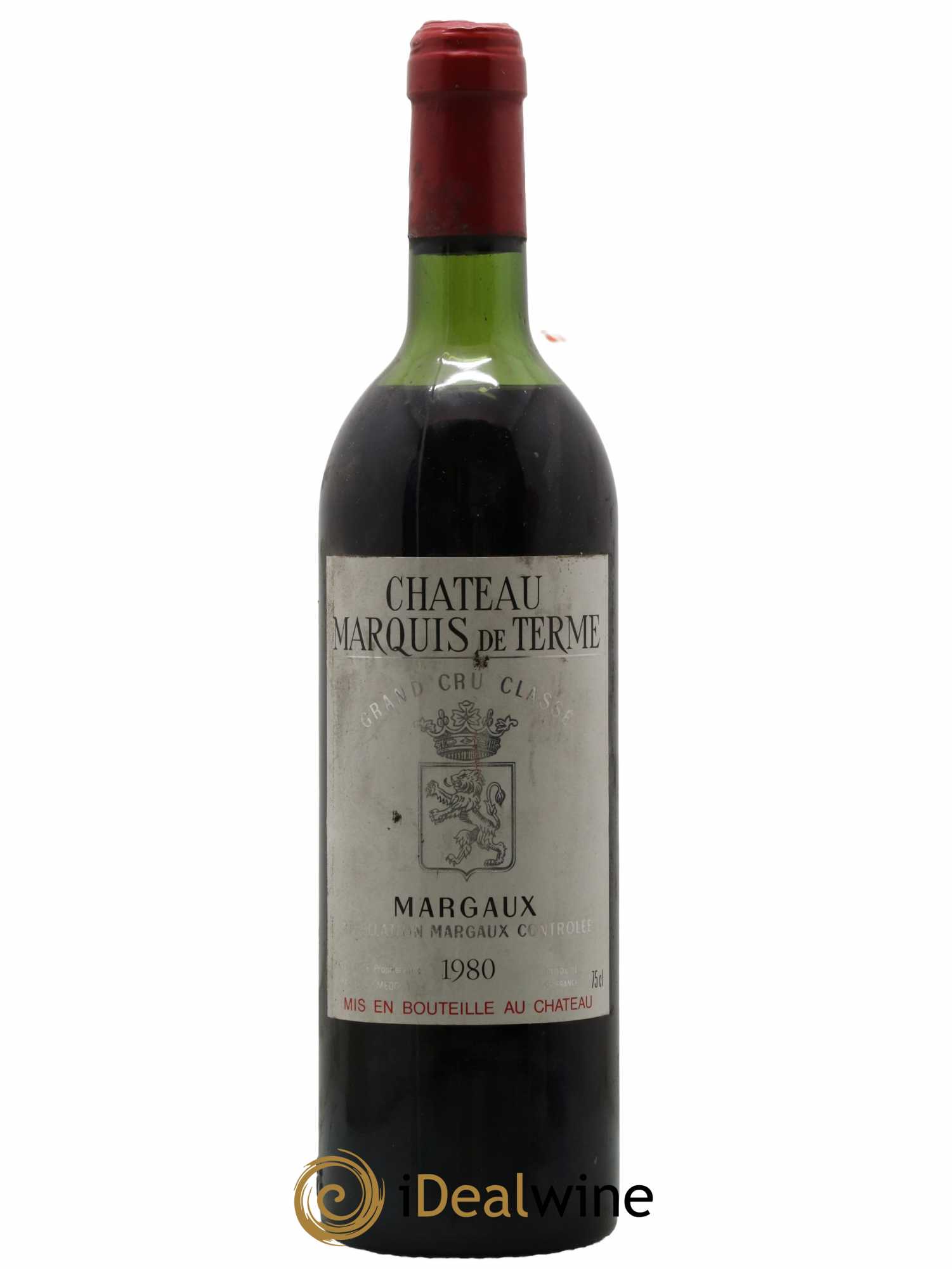 Château Marquis de Terme 4ème Grand Cru Classé 1980 - Lot de 1 bouteille - 0