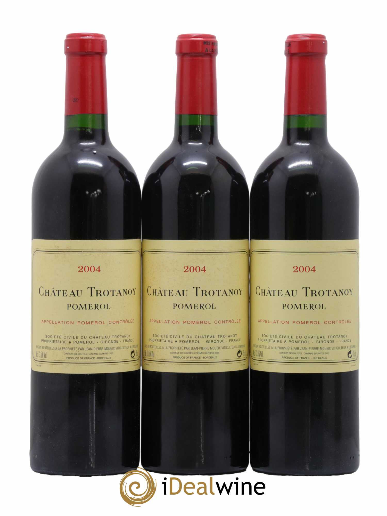 Château Trotanoy 2004 - Lot de 3 bouteilles - 0