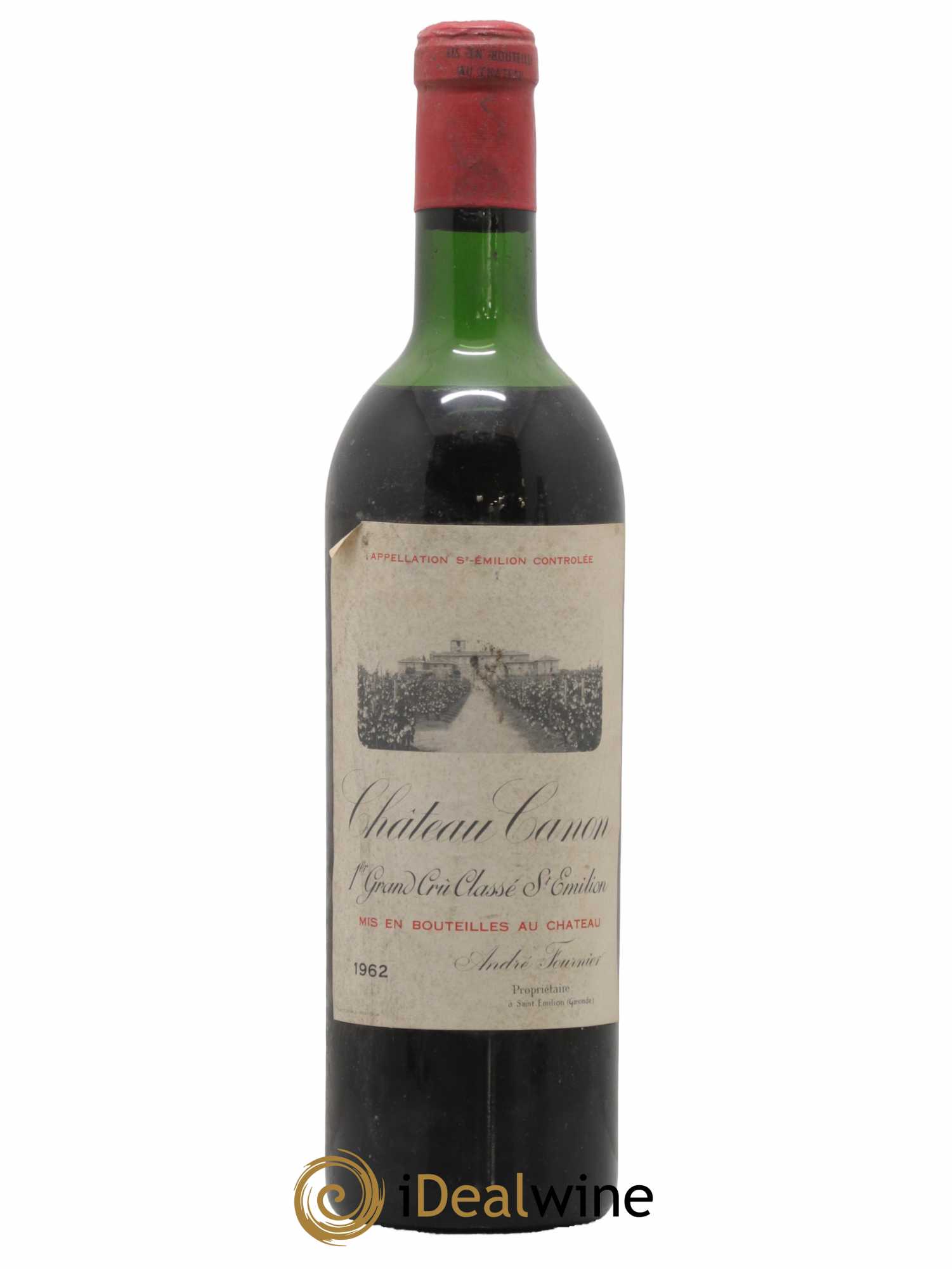 Château Canon 1er Grand Cru Classé B 1962 - Lot de 1 bouteille - 0