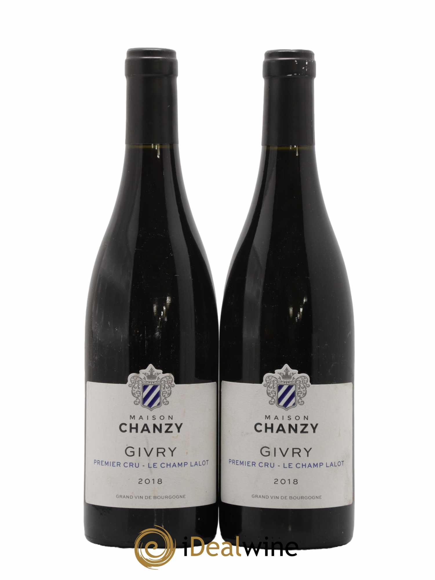 Givry 1er Cru Le Champ Lalot Maison Chanzy 2018 - Lot de 2 bouteilles - 0