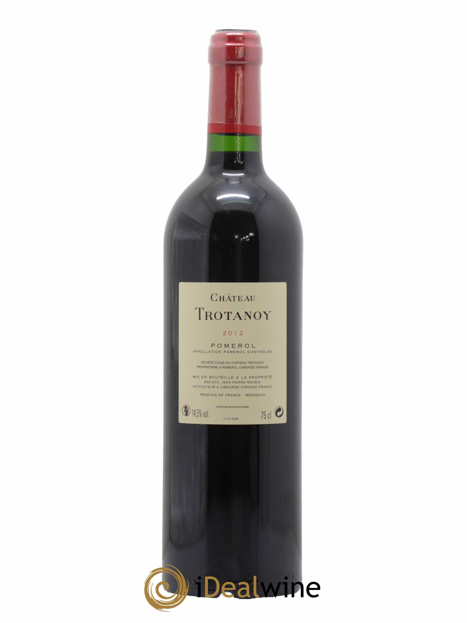 Château Trotanoy 2012 - Lot de 1 bouteille - 1