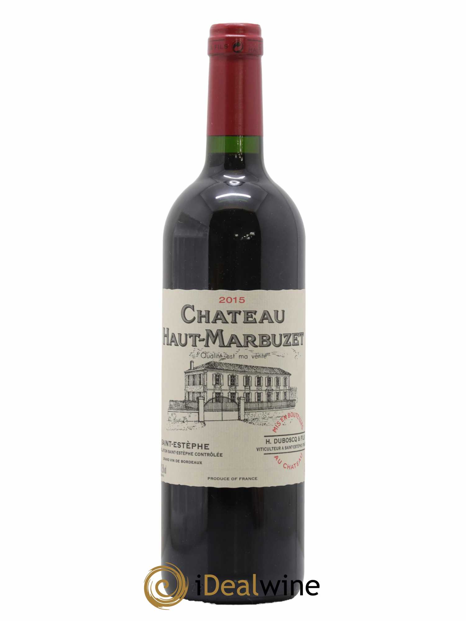 Château Haut Marbuzet 2015 - Lot de 1 bouteille - 0