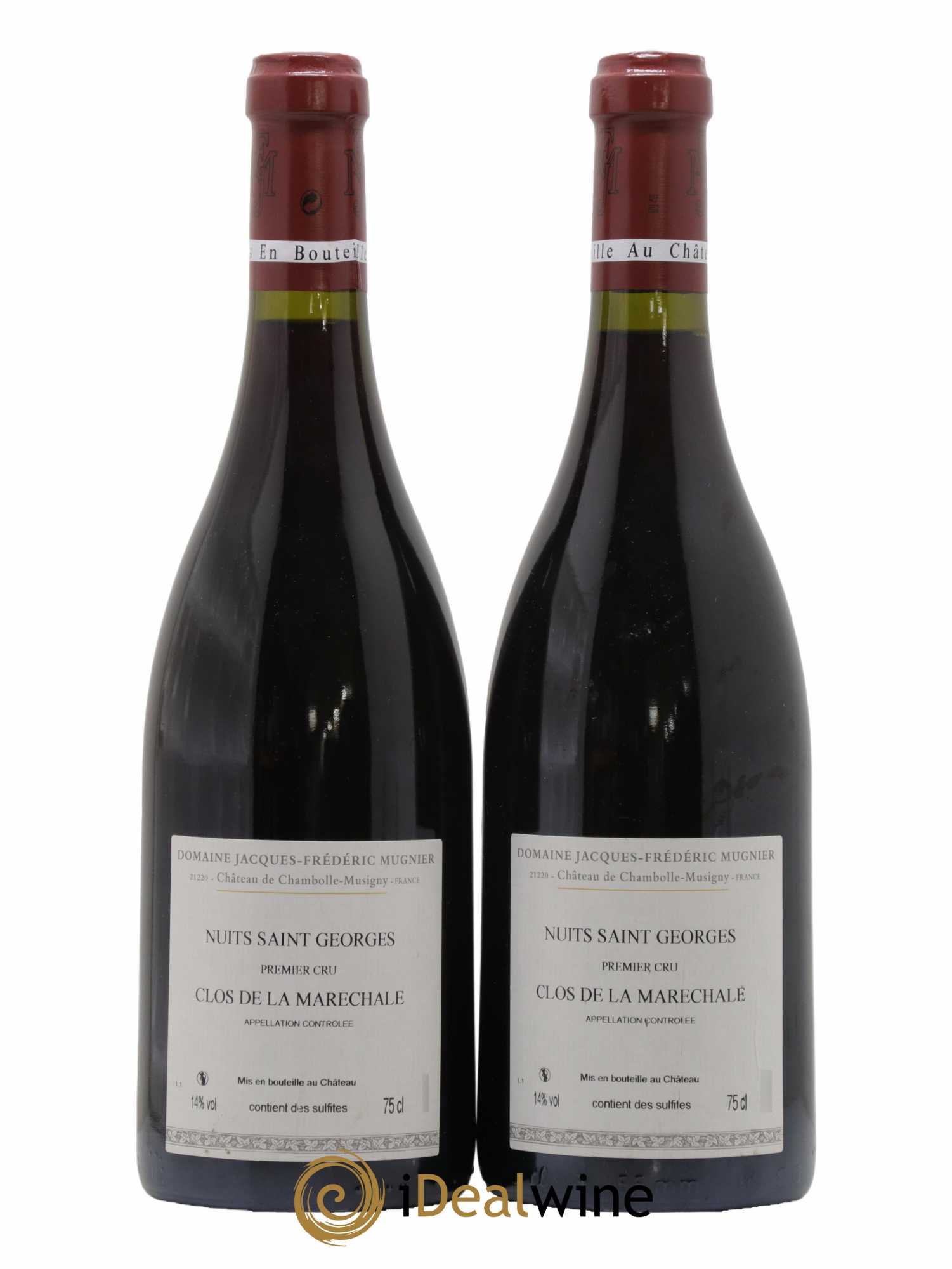 Nuits-Saint-Georges 1er Cru Clos de La Maréchale Jacques-Frédéric Mugnier 2010 - Lot de 2 bouteilles - 1