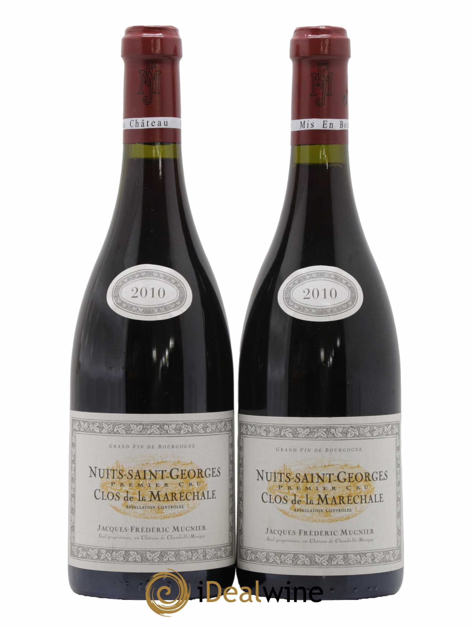 Nuits-Saint-Georges 1er Cru Clos de La Maréchale Jacques-Frédéric Mugnier 2010 - Lot de 2 bouteilles - 0
