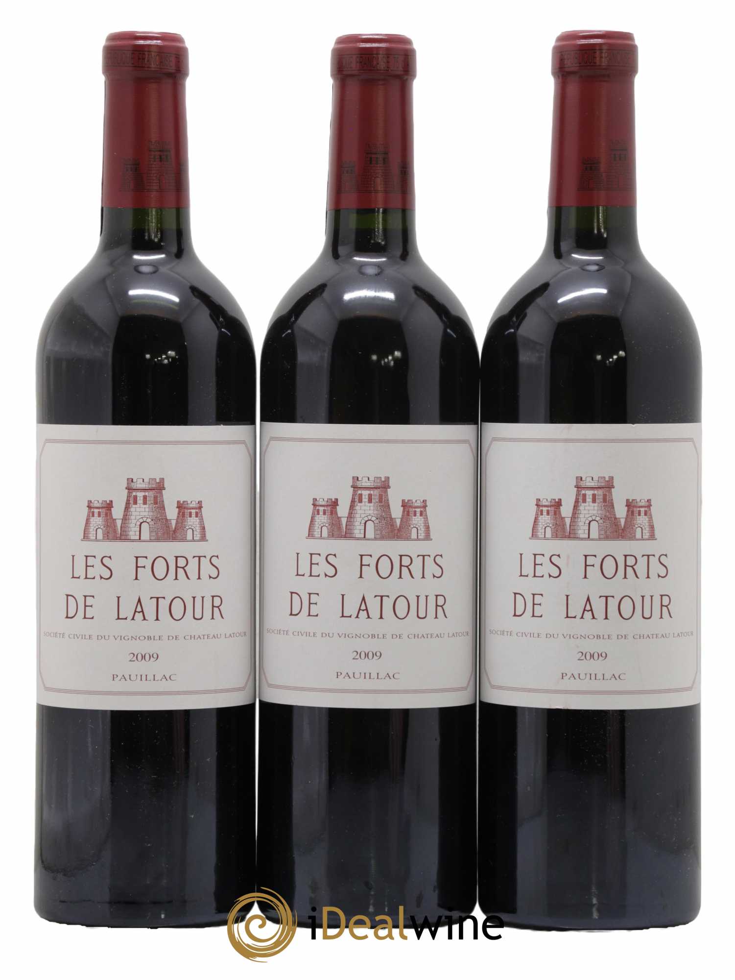 Les Forts de Latour Second Vin 2009 - Lot de 3 bouteilles - 0
