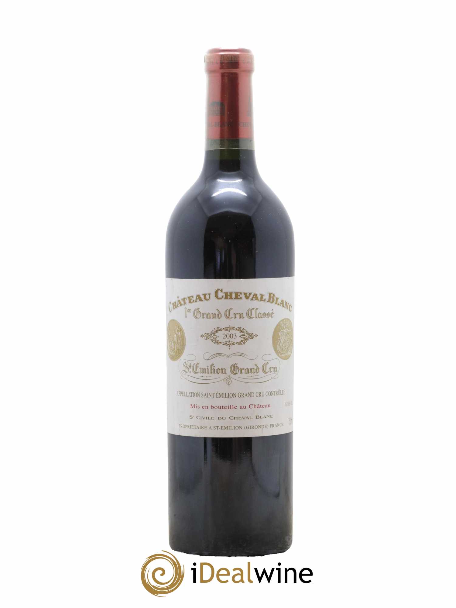 Château Cheval Blanc 1er Grand Cru Classé A 2003 - Lot de 1 bouteille - 0