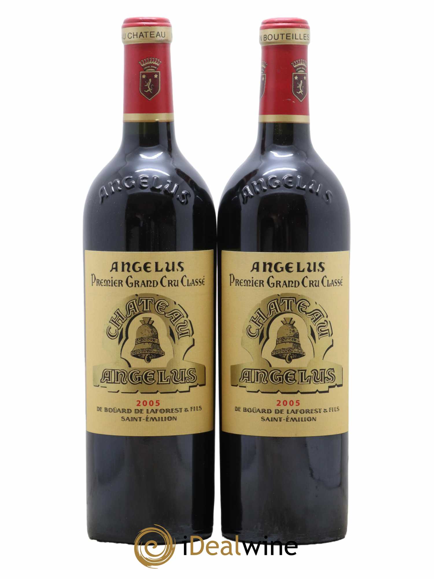 Château Angélus 1er Grand Cru Classé A 2005 - Lot de 2 bouteilles - 0