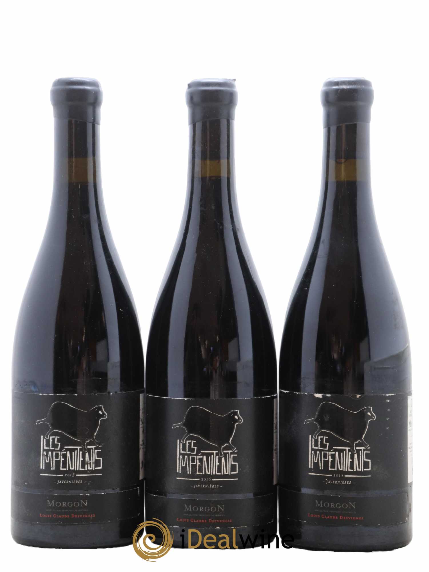 Morgon Javernières Les Impénitents Louis-Claude Desvignes 2015 - Lot de 3 bouteilles - 0